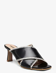 ANGULUS - Sandals - Block heels - korolliset pistokkaat - 1835 black - 0