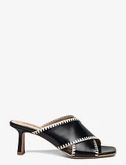 ANGULUS - Sandals - Block heels - slipons med hæl - 1835 black - 1