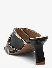 ANGULUS - Sandals - Block heels - basutės su kulnu - 1835 black - 2