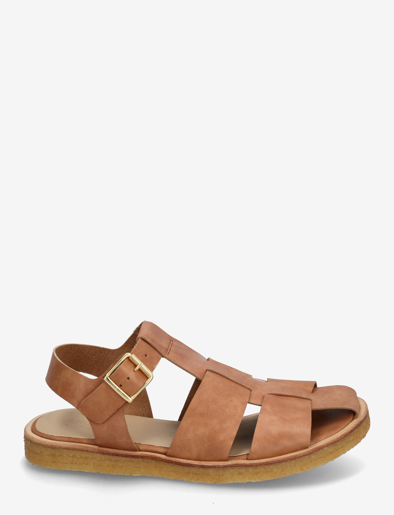 ANGULUS - Sandals - flat  - closed toe - op - flache sandalen - 3637 tan - 1