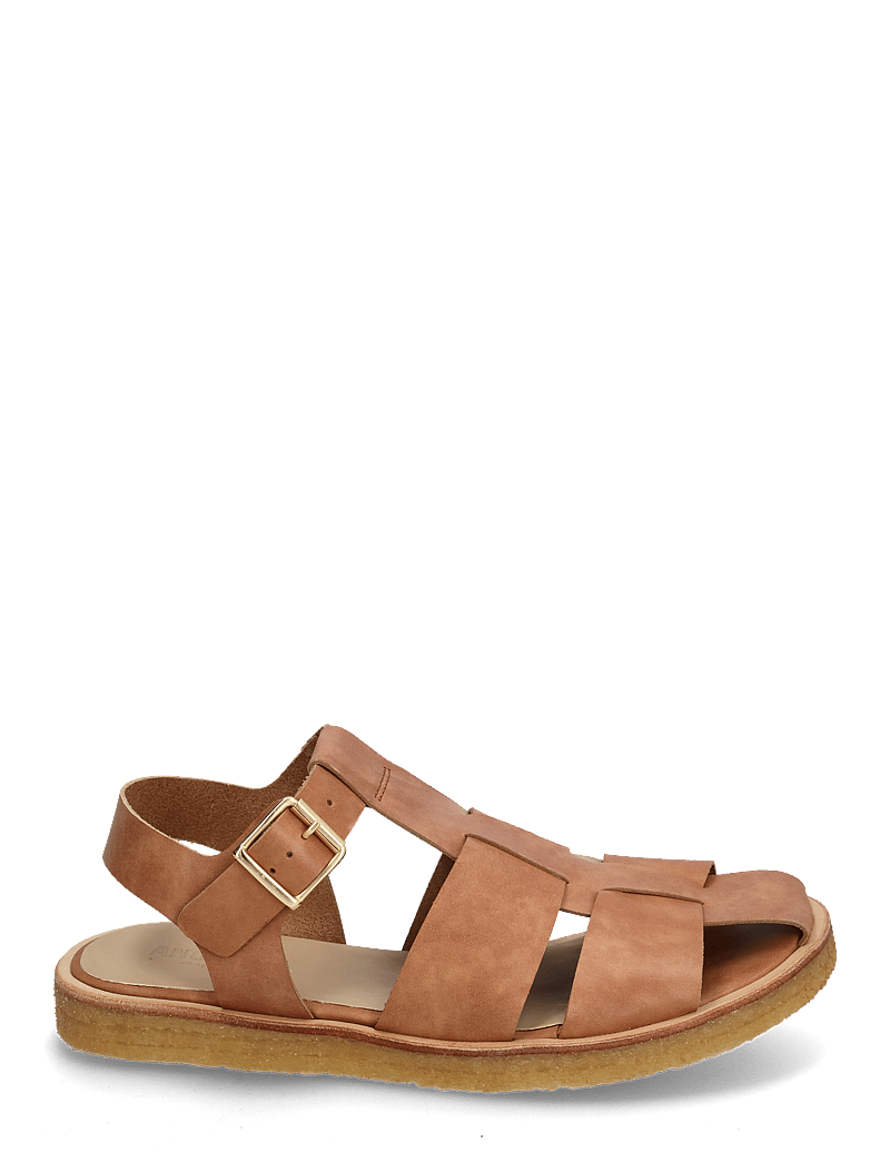 ANGULUS - Sandals - flat - closed toe - op - flat sandals - 3637 tan - 1