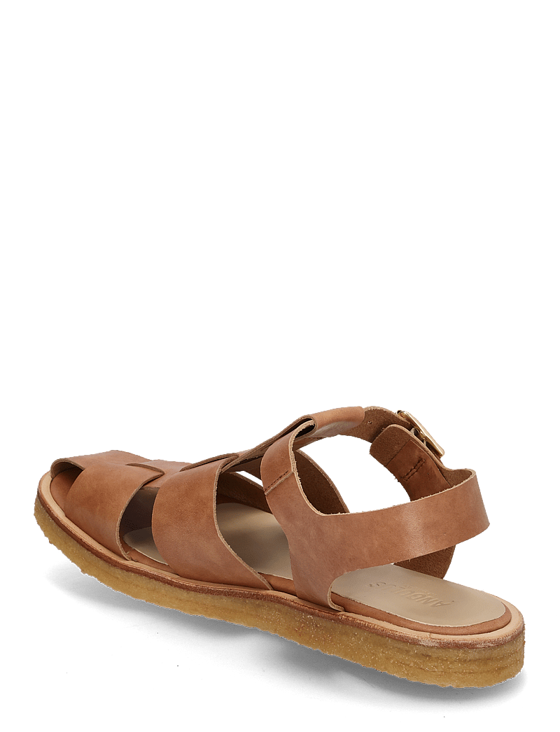 ANGULUS - Sandals - flat - closed toe - op - flat sandals - 3637 tan - 2