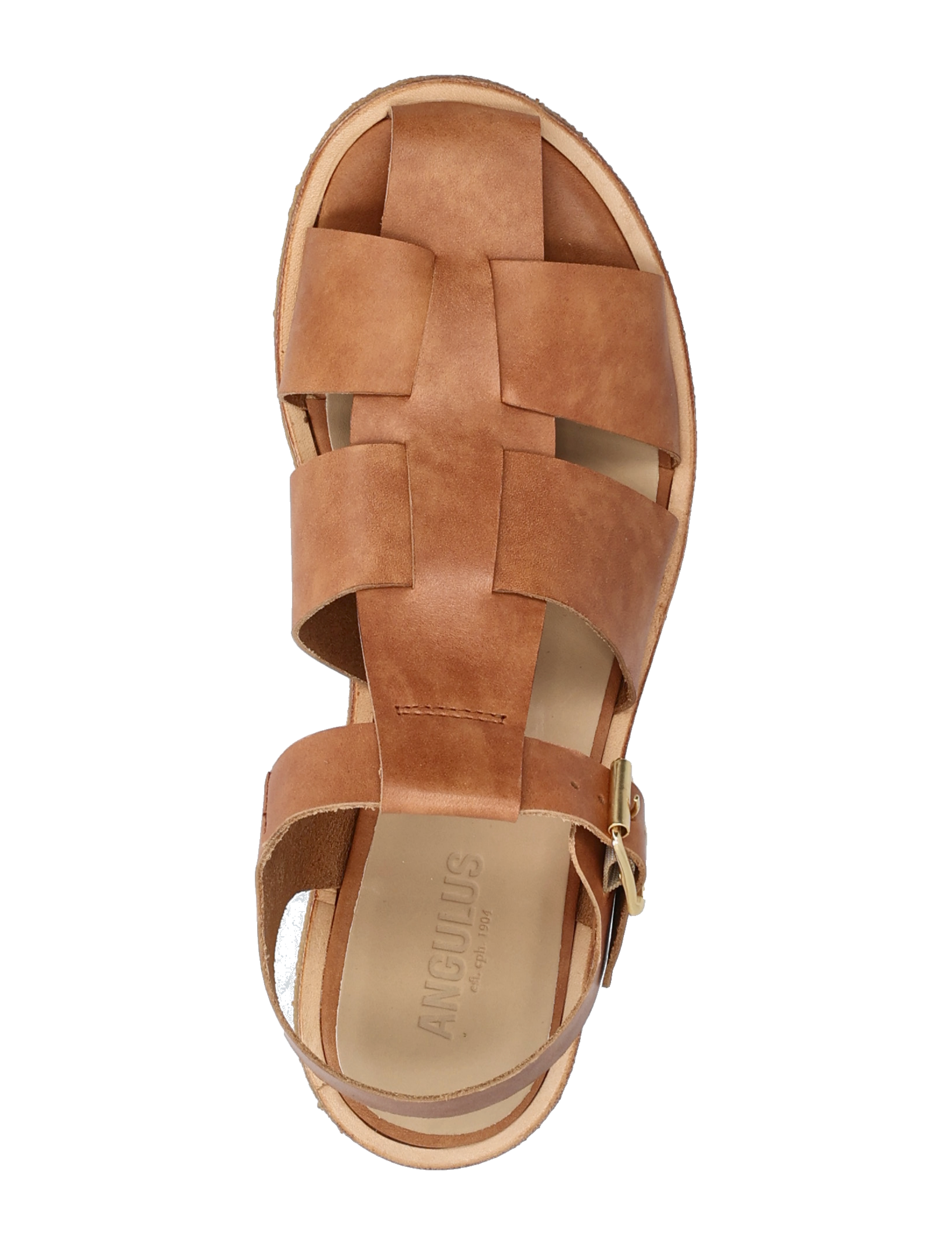 ANGULUS - Sandals - flat  - closed toe - op - 3637 tan - 3