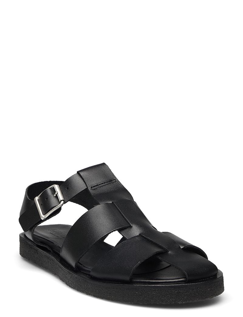 ANGULUS - Sandals - flat - closed toe - op - platta sandaler - 1785 black - 0