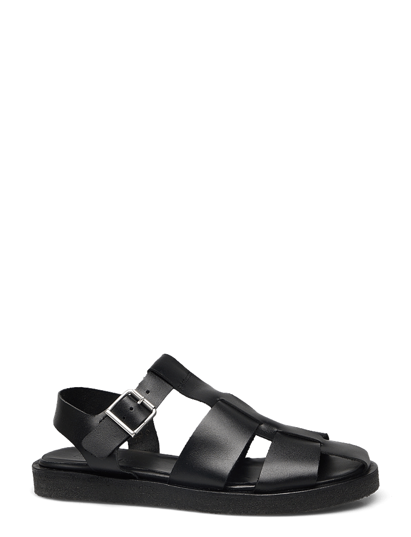 ANGULUS - Sandals - flat - closed toe - op - platta sandaler - 1785 black - 1