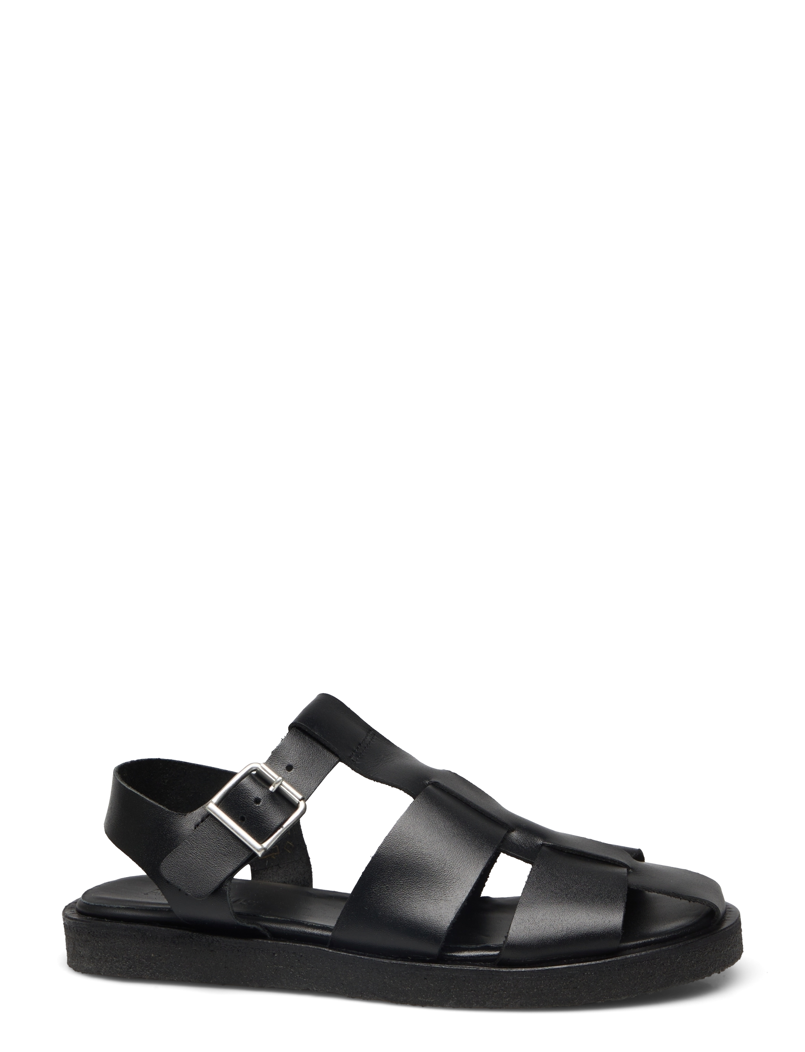 ANGULUS - Sandals - flat  - closed toe - op - flache sandalen - 1785 black - 1