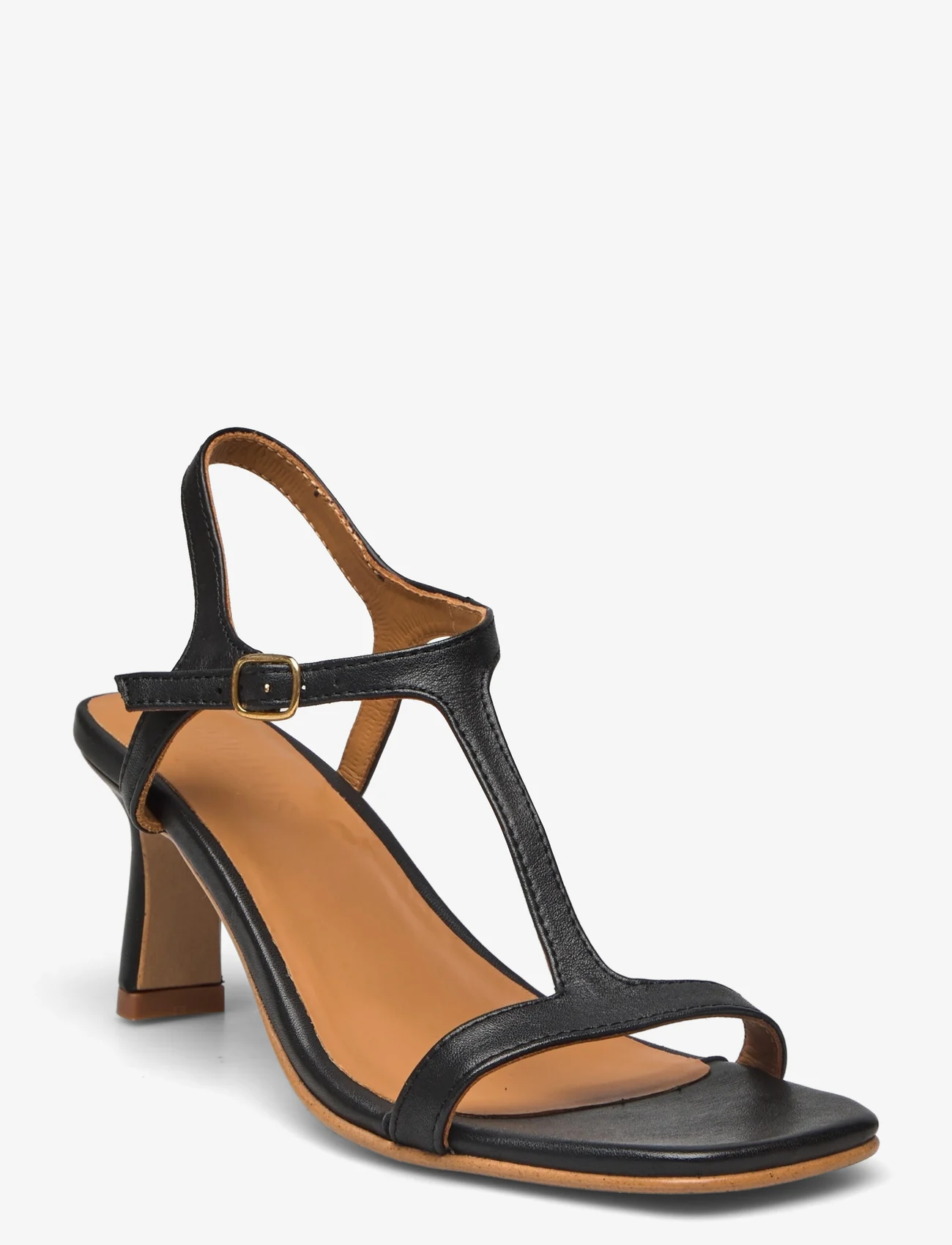 ANGULUS - Sandals - Block heels - heeled sandals - 1604 black - 0