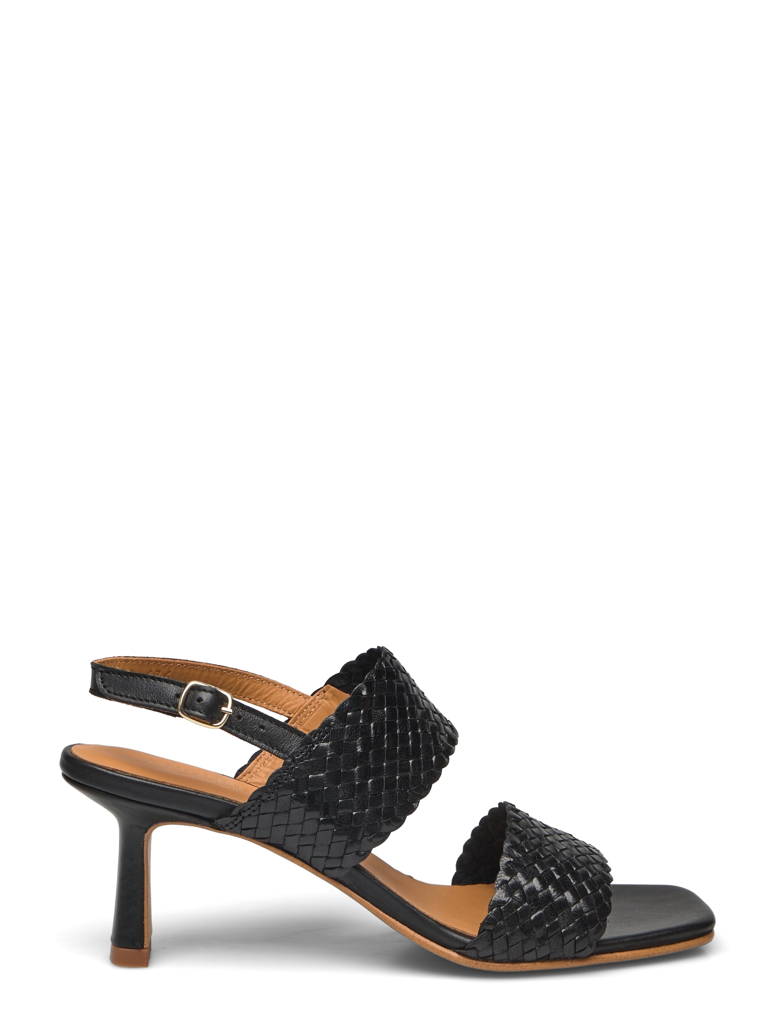 ANGULUS - Sandals - Block heels - sandales à talons - 2072/1604 black/black - 1
