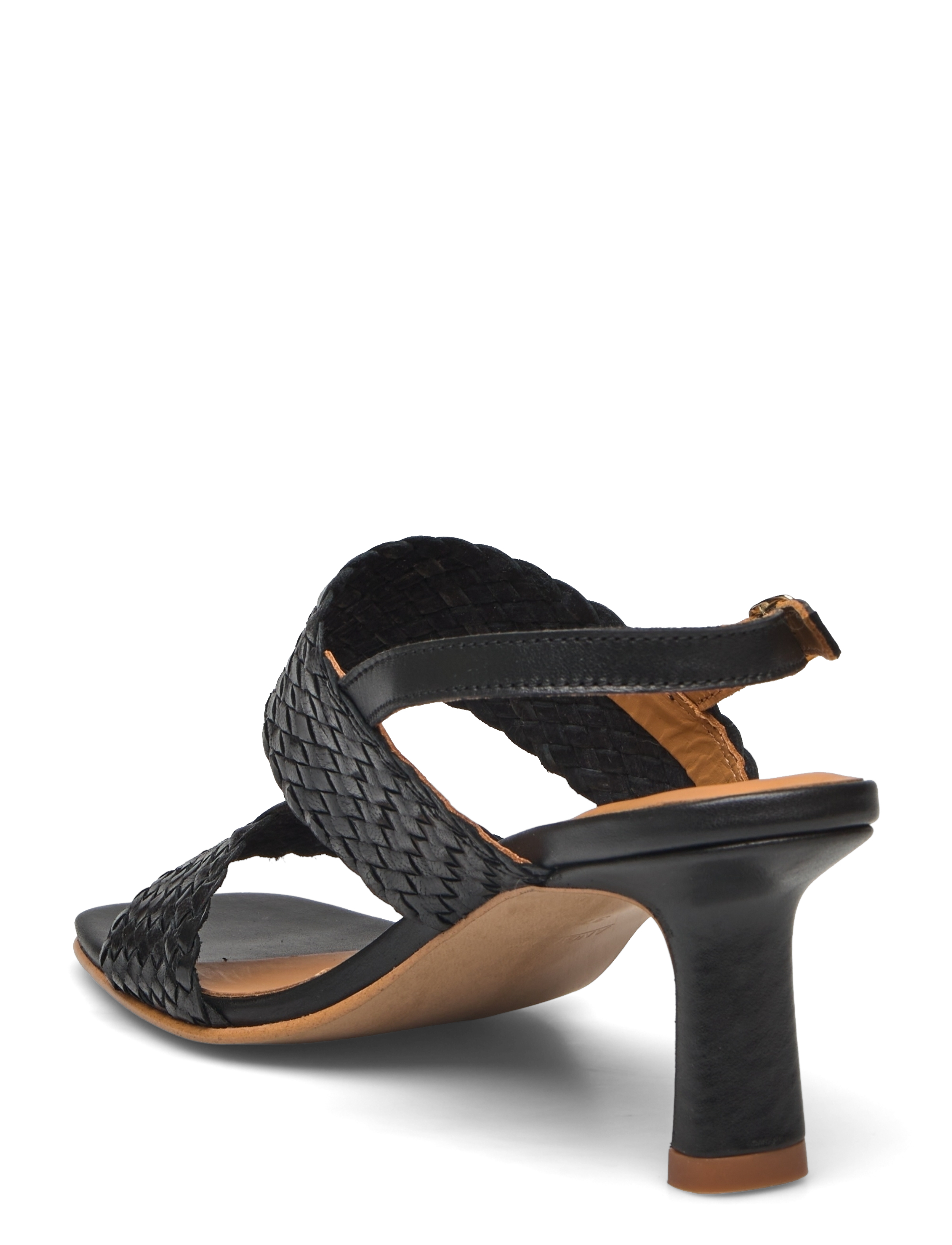 ANGULUS - Sandals - Block heels - sandales à talons - 2072/1604 black/black - 2
