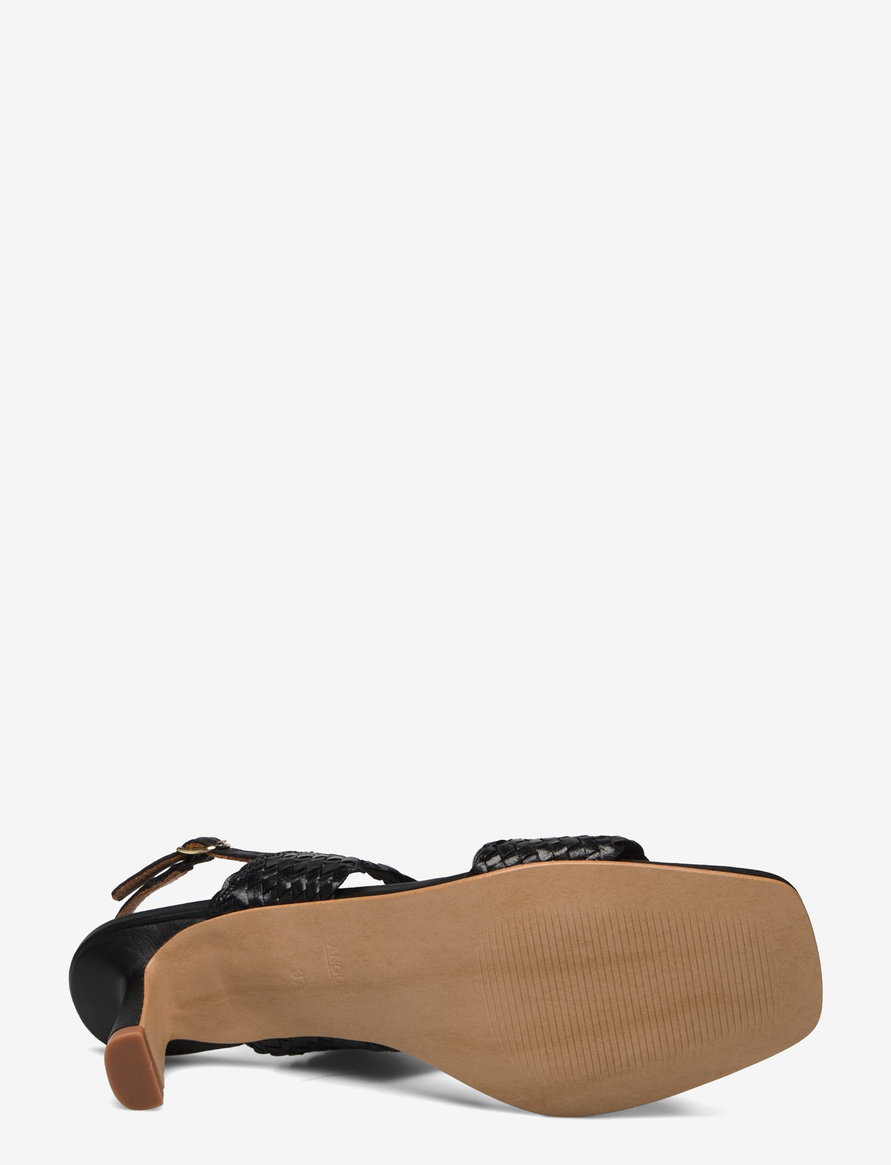 ANGULUS - Sandals - Block heels - sandaletter - 2072/1604 black/black - 4