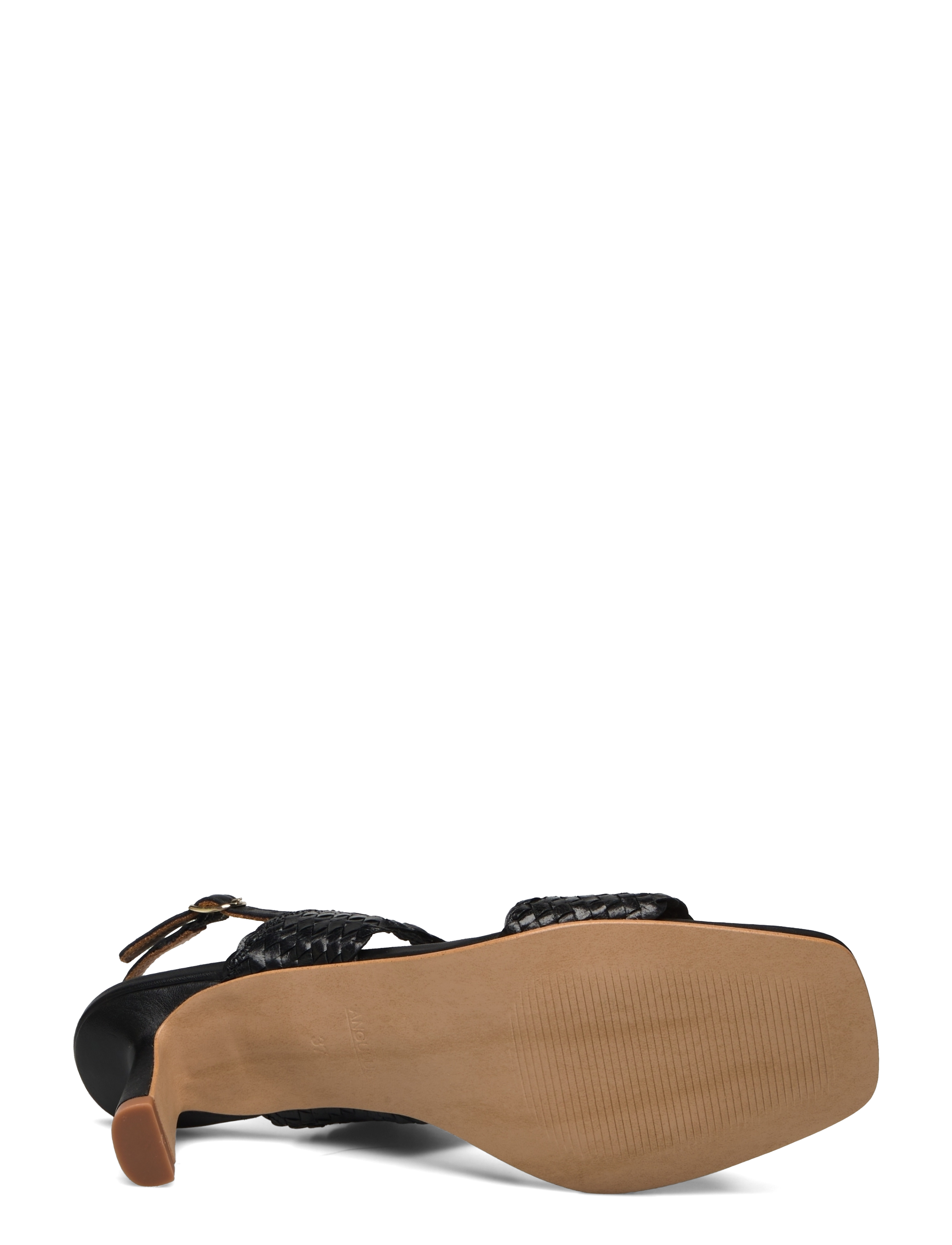 ANGULUS - Sandals - Block heels - sandales à talons - 2072/1604 black/black - 4