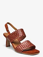 Sandals - Block heels - 2855/2857 TERRACOTTA