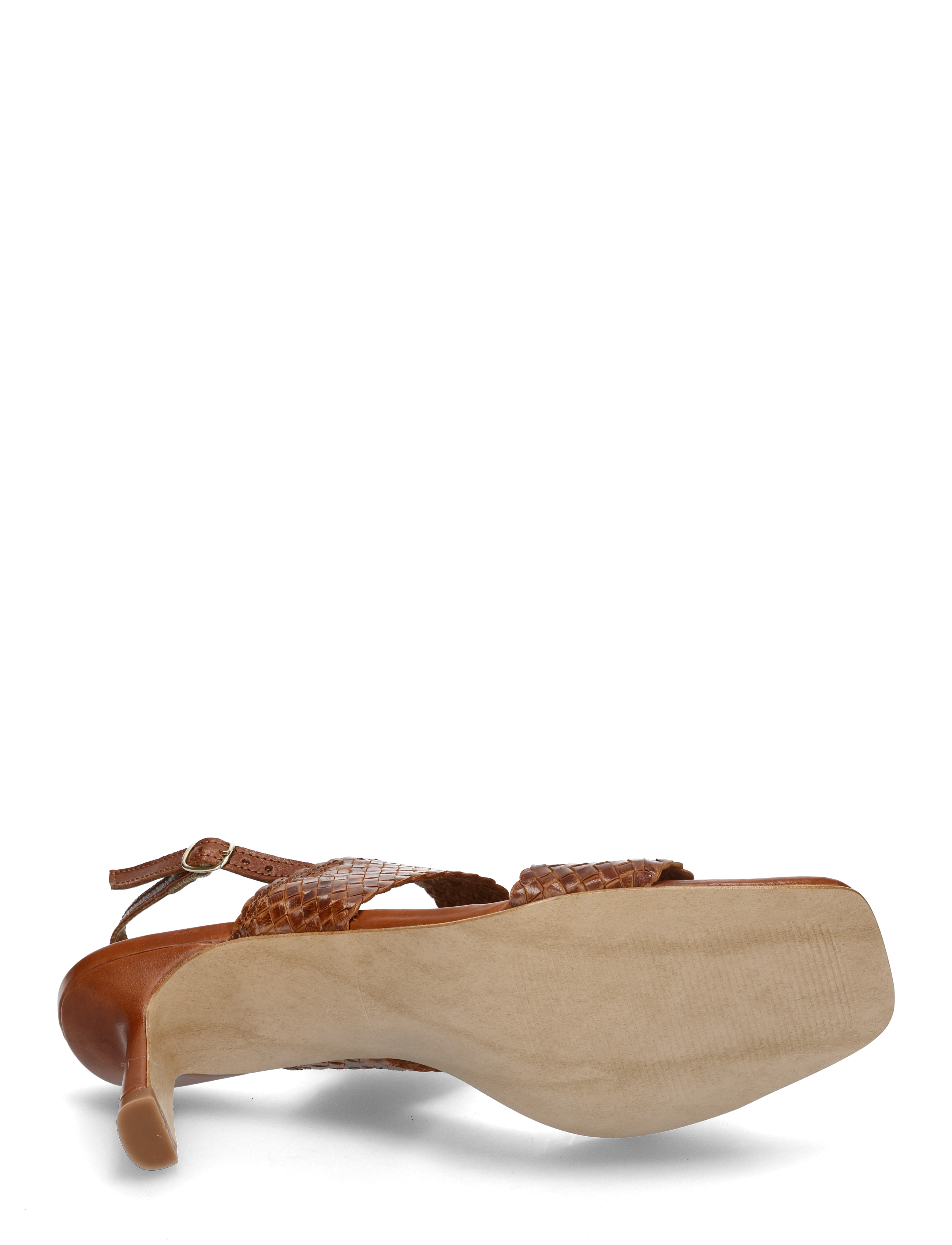ANGULUS - Sandals - Block heels - peoriided outlet-hindadega - 3614 tan braid - 4