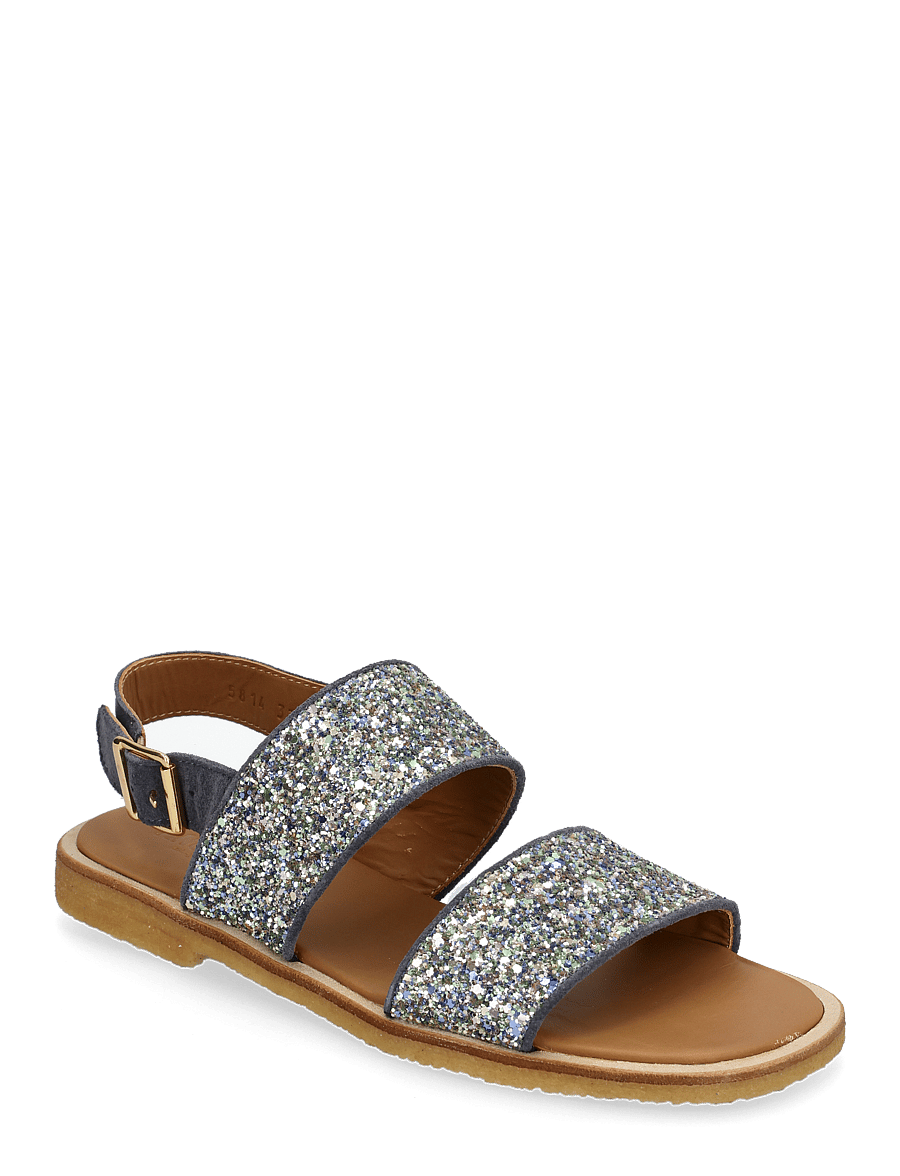 ANGULUS - Sandals - flat - flache sandalen - 3230/3619 indigo/spring multi - 0