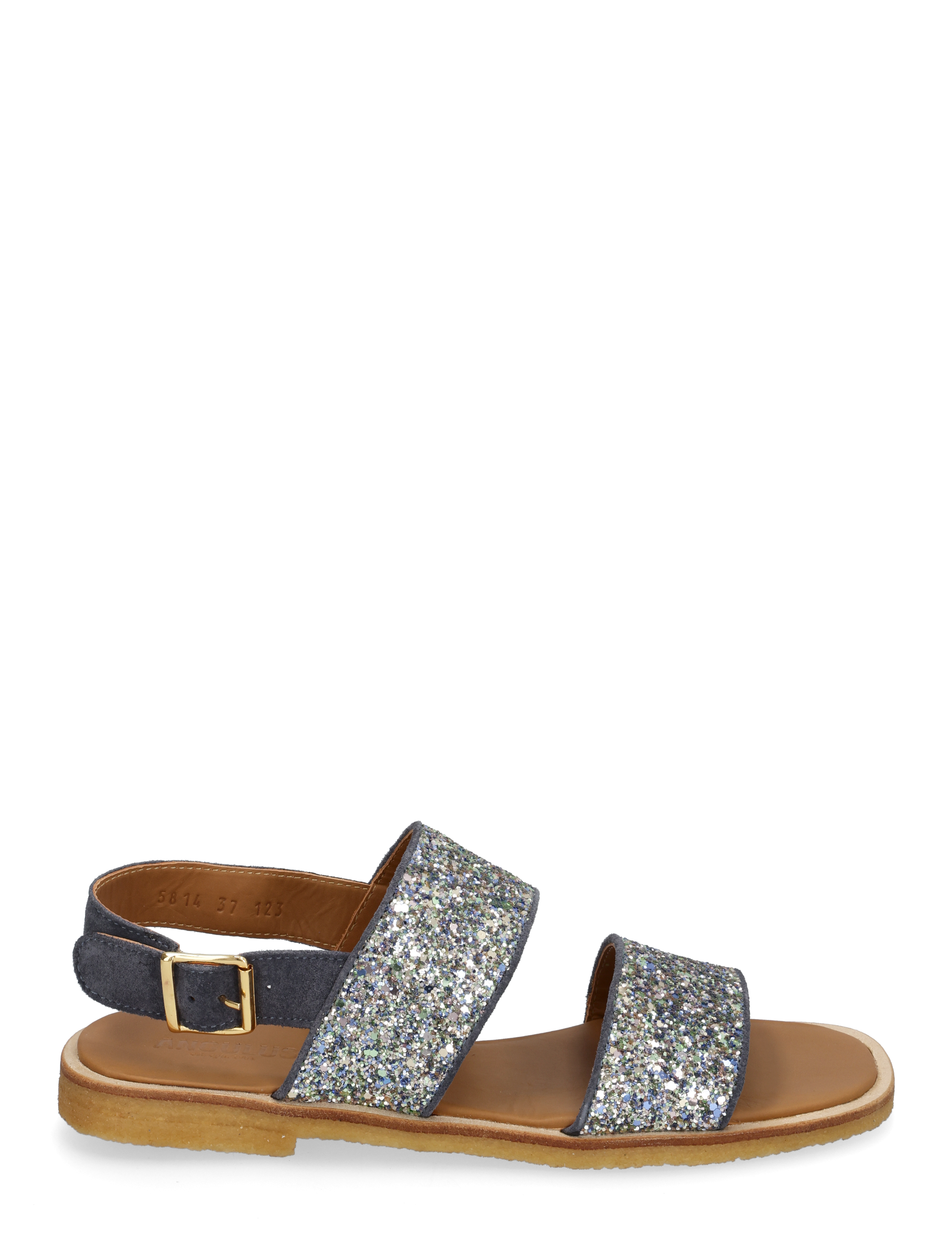 ANGULUS - Sandals - flat - flache sandalen - 3230/3619 indigo/spring multi - 1