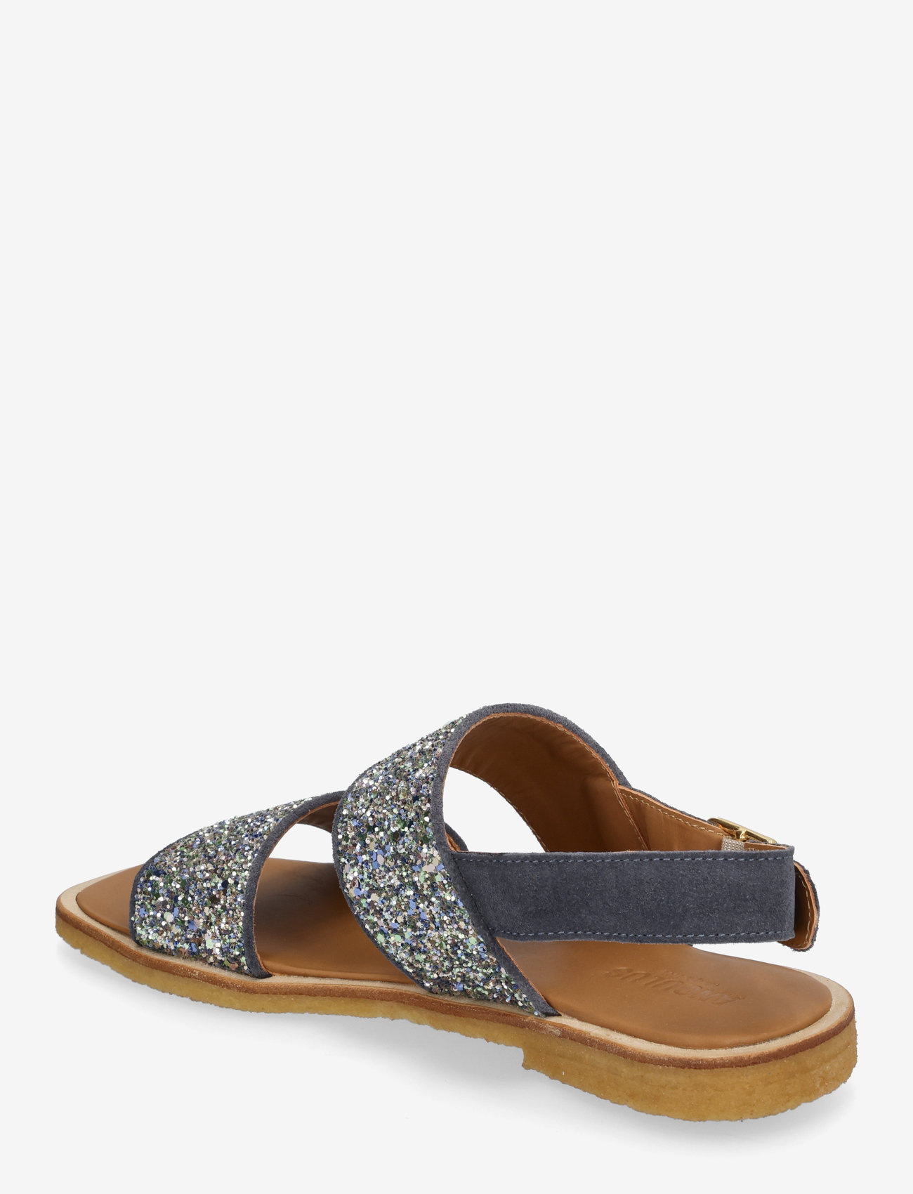 ANGULUS - Sandals - flat - flade sandaler - 3230/3619 indigo/spring multi - 2