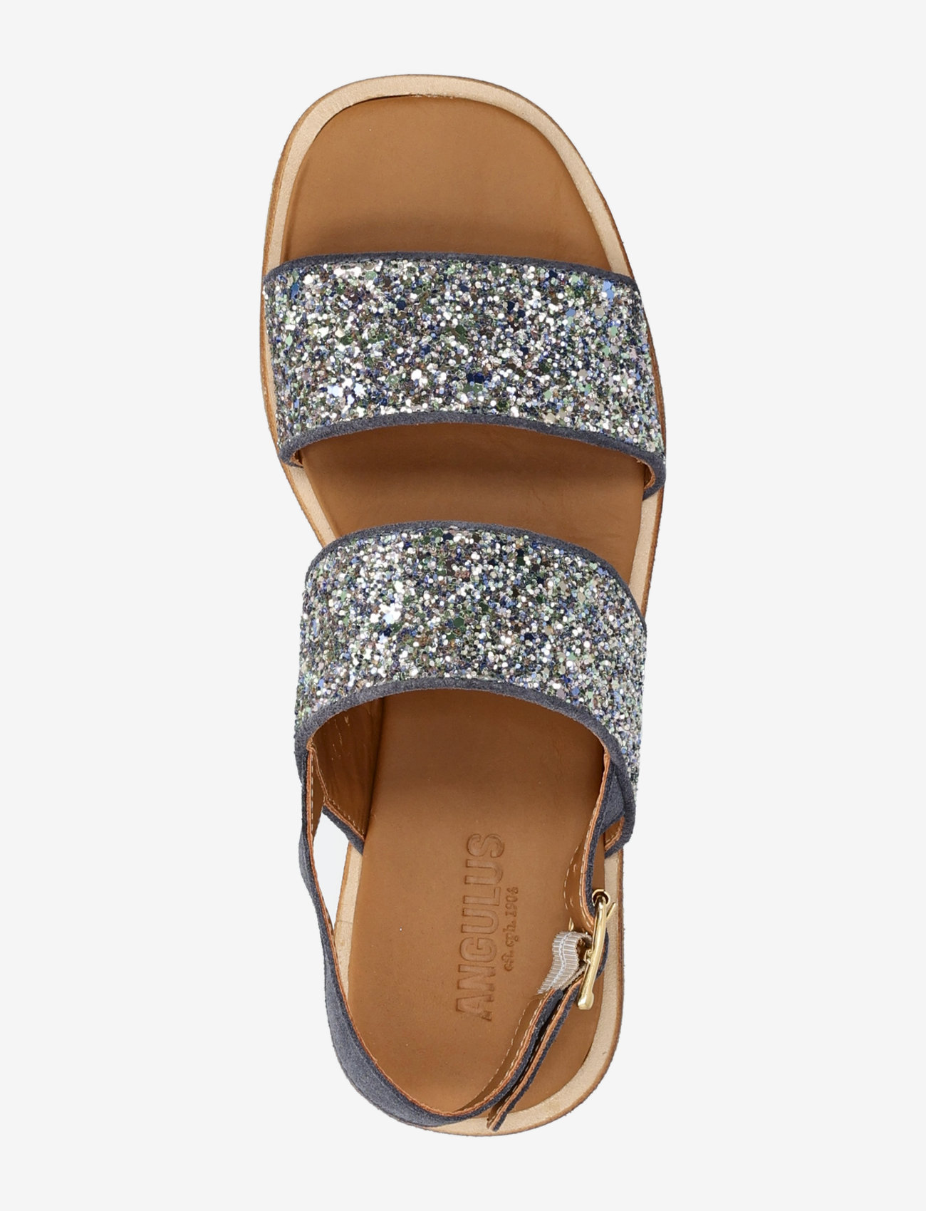 ANGULUS - Sandals - flat - flade sandaler - 3230/3619 indigo/spring multi - 3