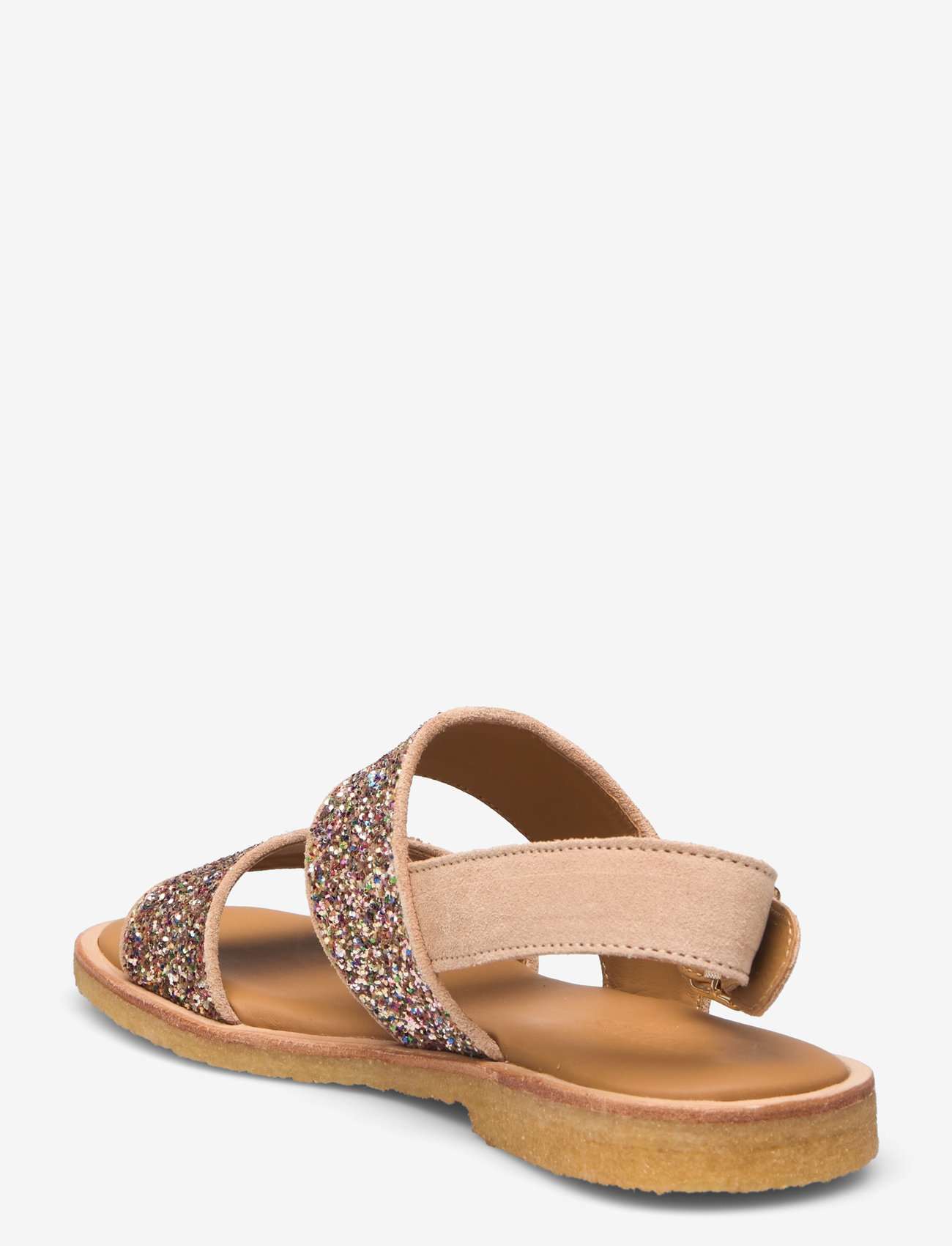 ANGULUS - Sandals - flat - flache sandalen - 1149/2488 sand/multi glitter - 2