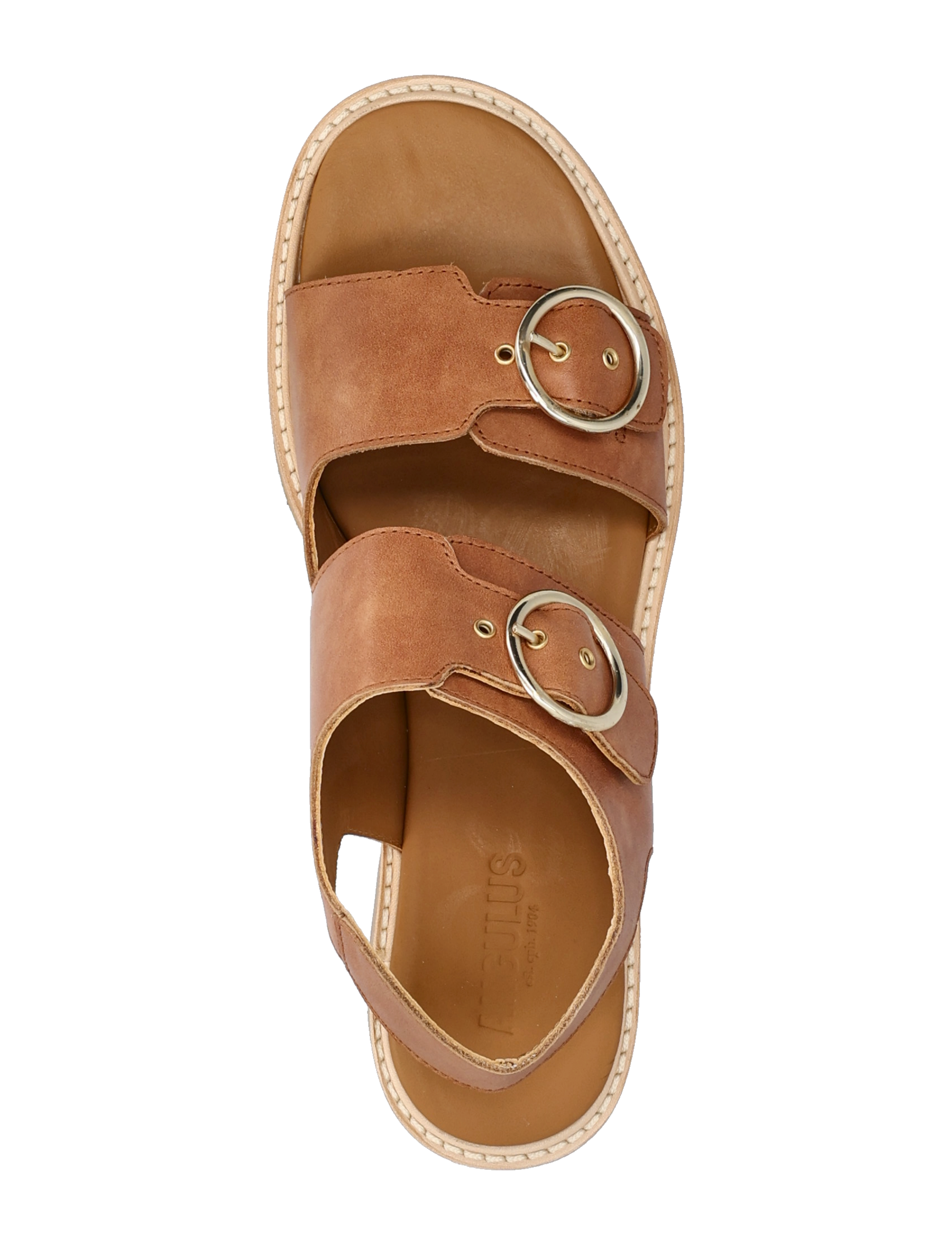ANGULUS - Sandals - flat  - open toe - op - 1789 tan - 3
