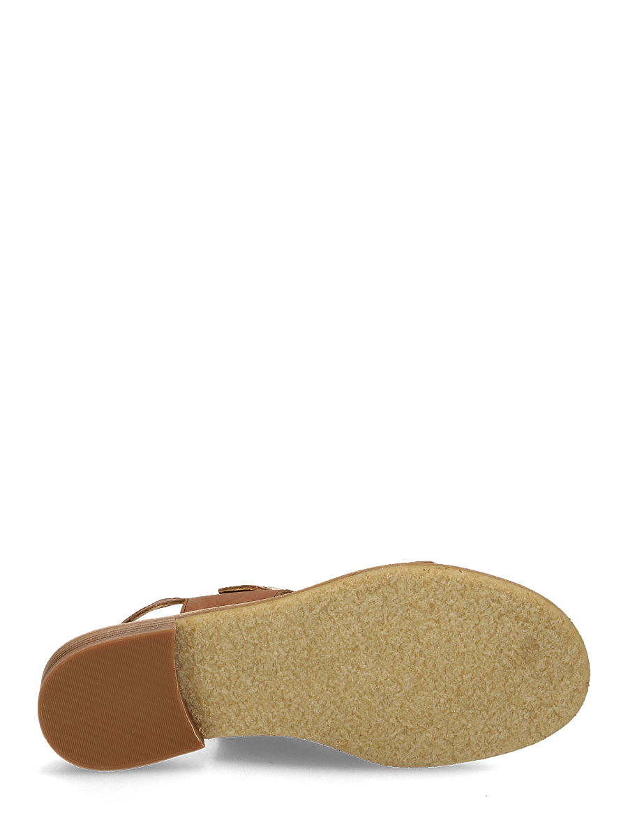 ANGULUS - Sandals - flat - open toe - op - lygiapadės basutės - 1789 tan - 4