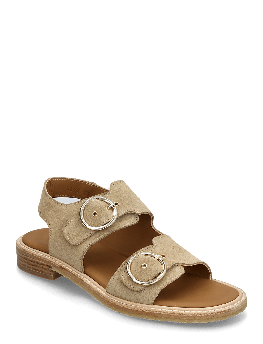 ANGULUS - Sandals - flat - open toe - op - flache sandalen - 2217 sand - 0
