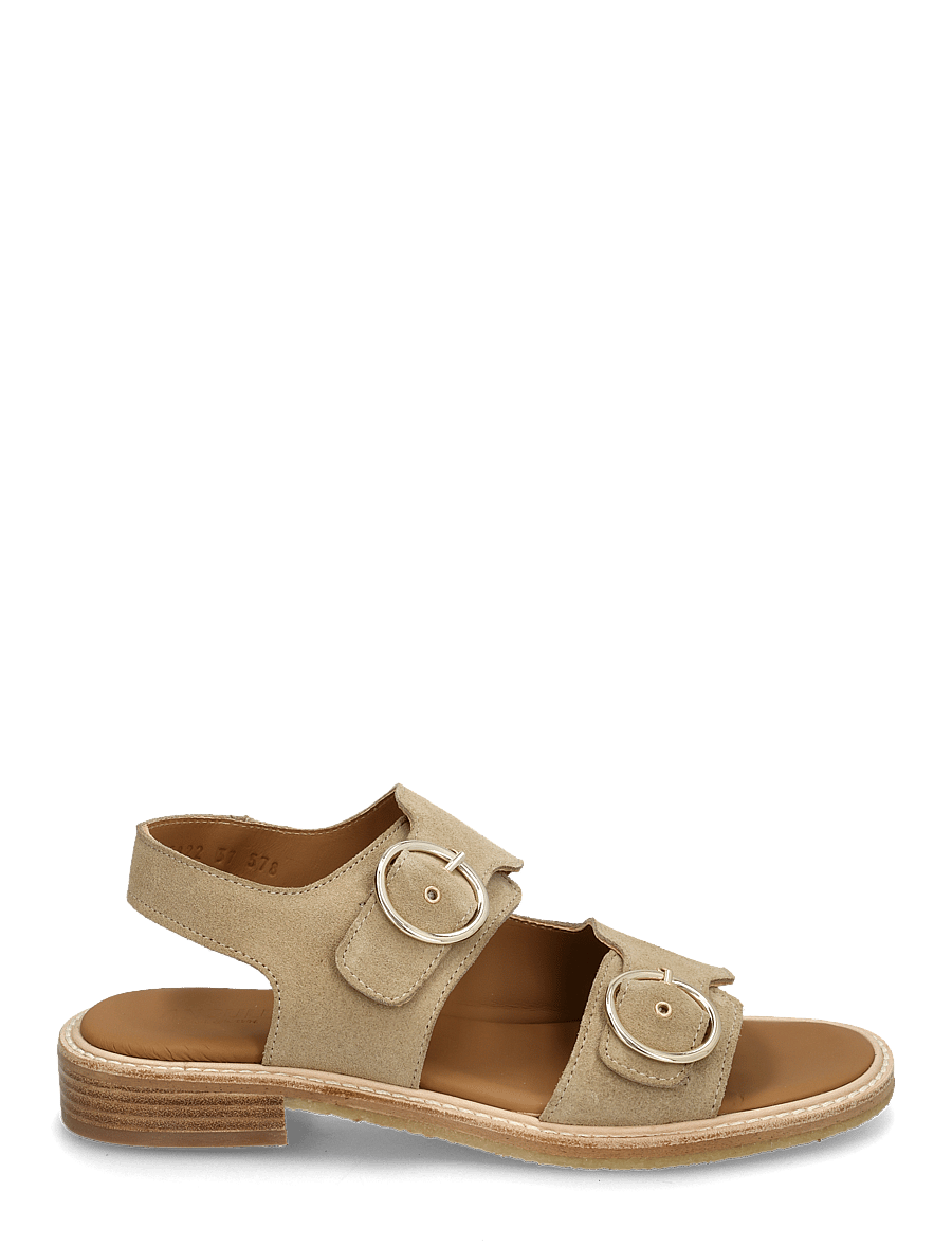 ANGULUS - Sandals - flat - open toe - op - flache sandalen - 2217 sand - 1