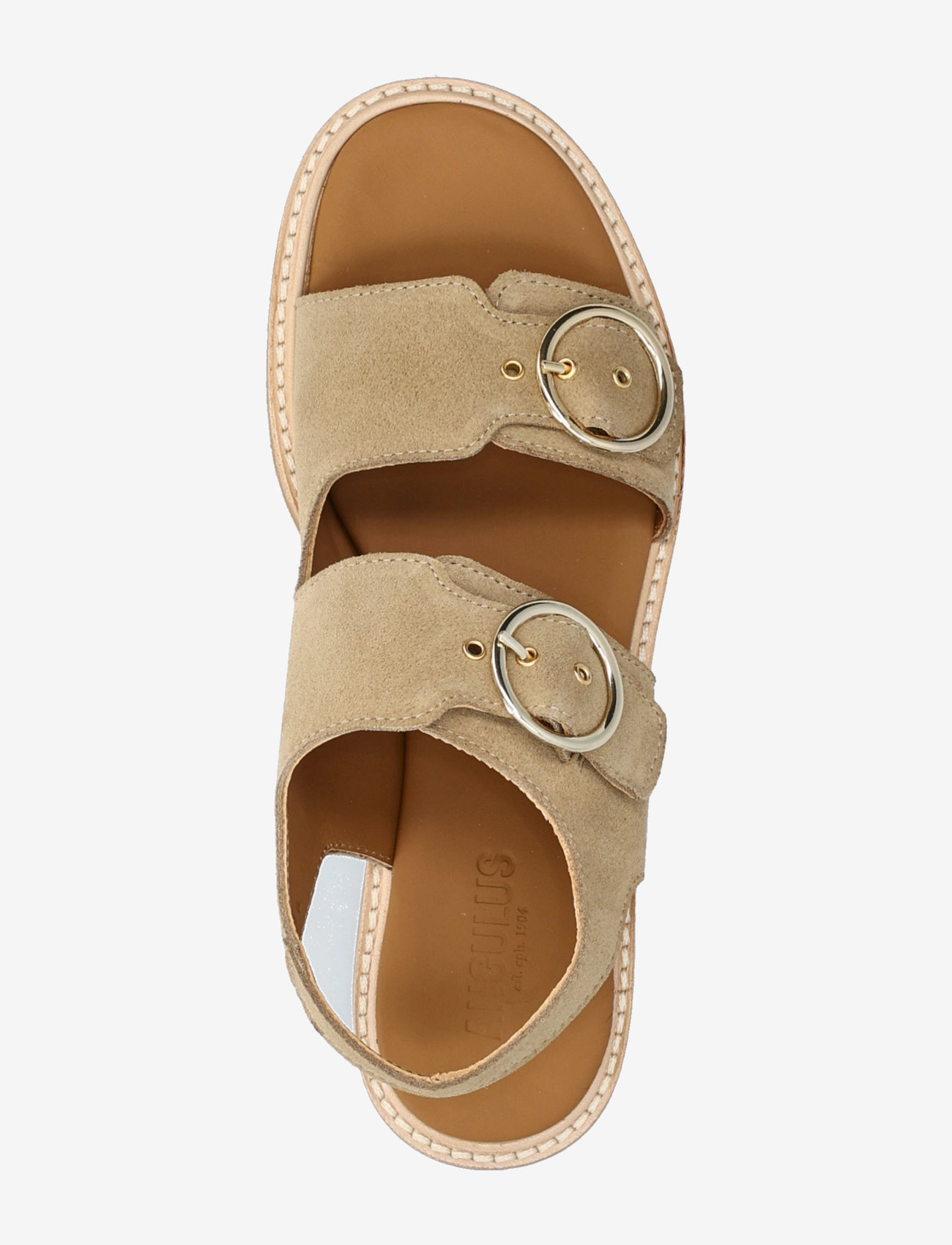 ANGULUS - Sandals - flat  - open toe - op - flache sandalen - 2217 sand - 3