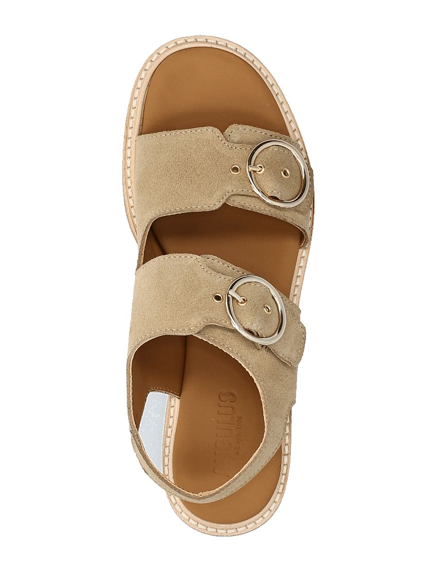 ANGULUS - Sandals - flat - open toe - op - flache sandalen - 2217 sand - 3