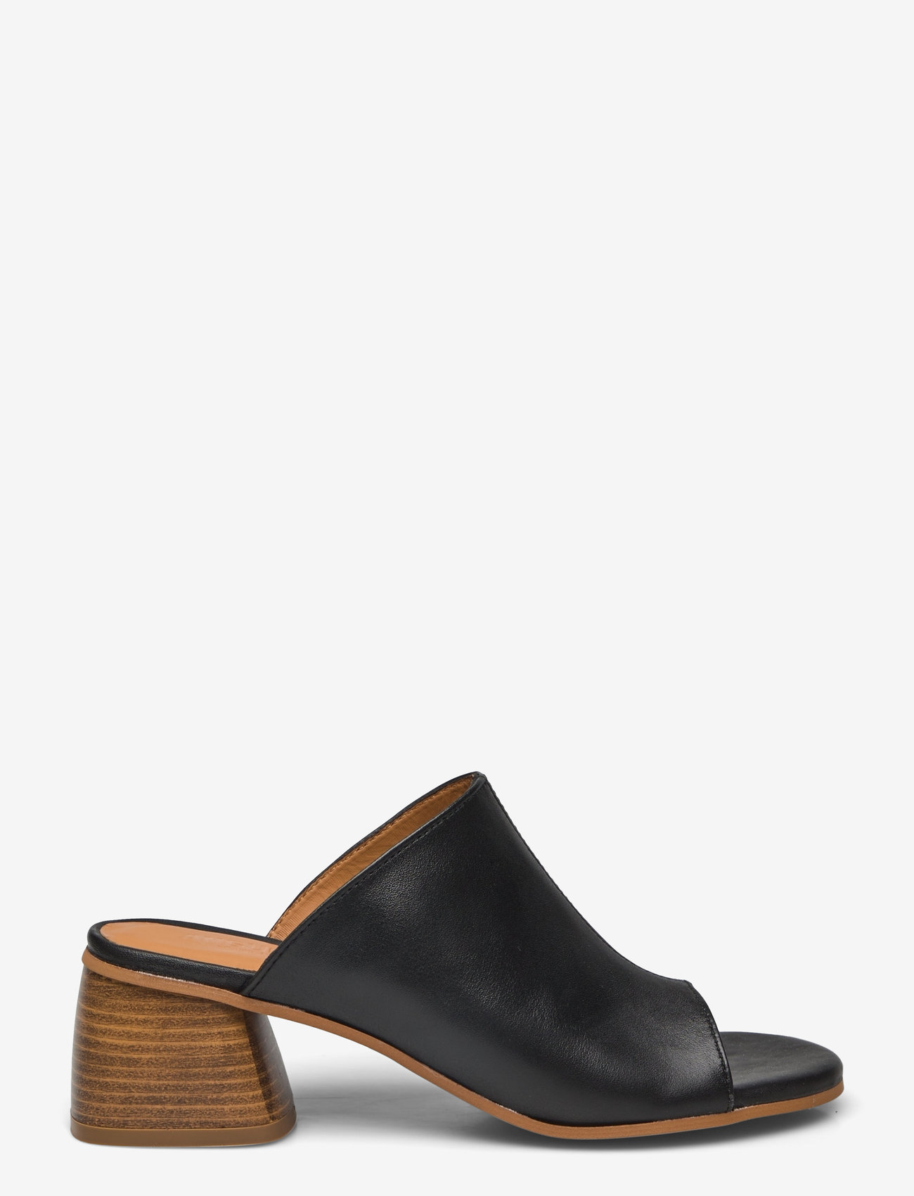 ANGULUS - Sandals - Block heels - mules med klack - 1604 black - 1