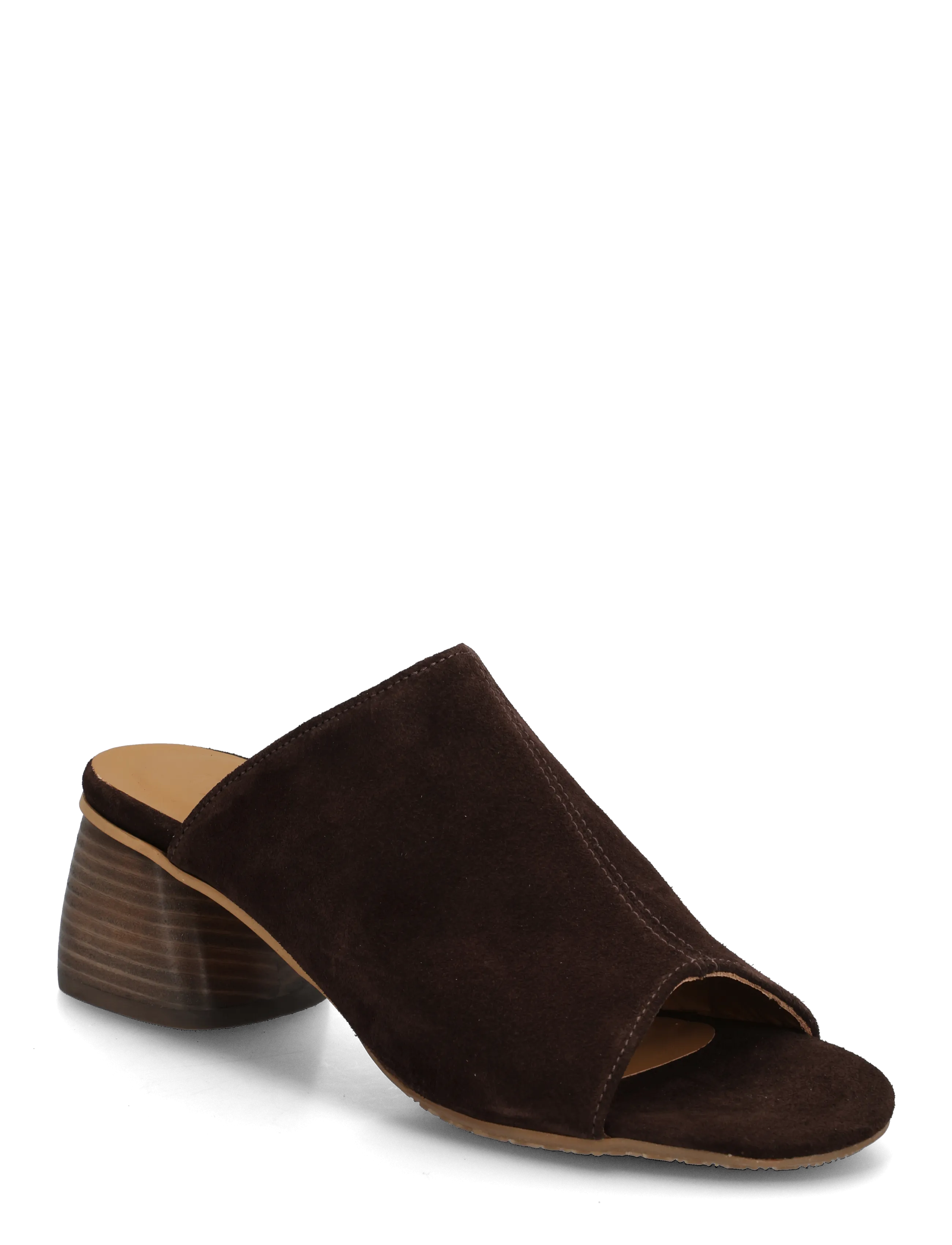 ANGULUS Sandals Block Heels, Kvinder, Blok Hæl Sandaler, Brun, Str: 39