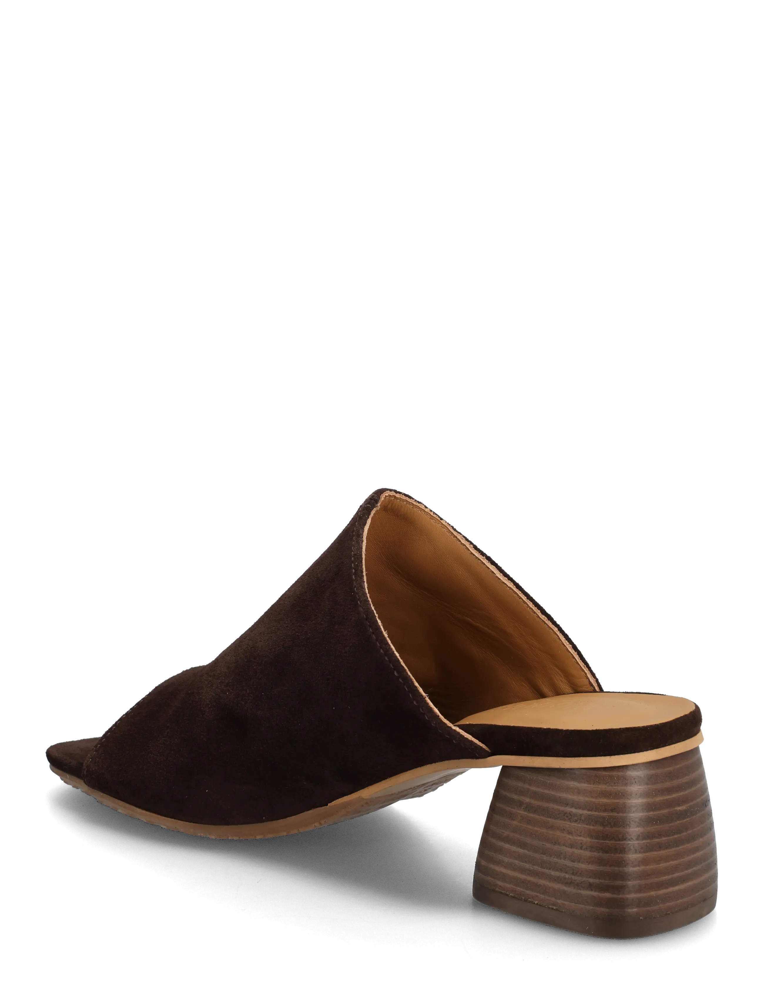 ANGULUS - Sandals - Block heels - pantoletten mit absätzen - 2193 dark brown - 2