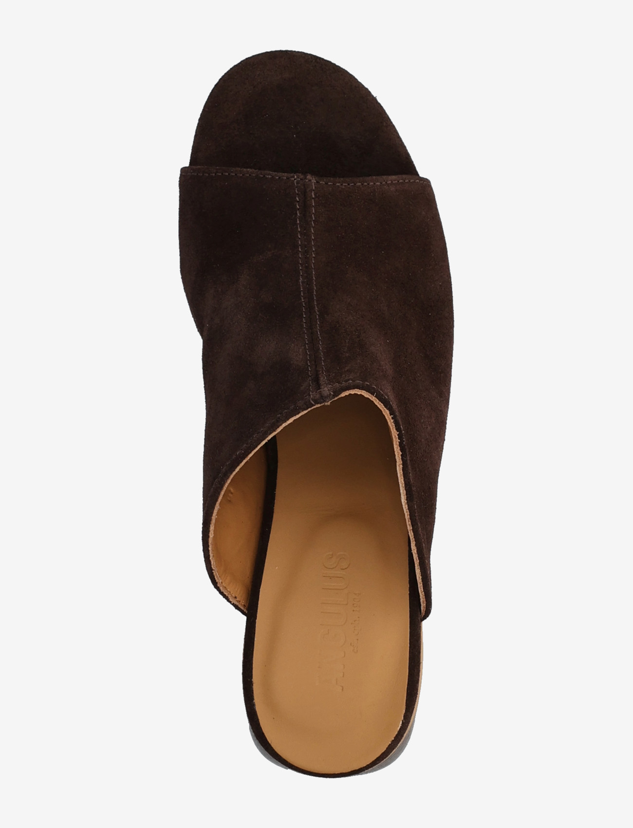 ANGULUS - Sandals - Block heels - mules med hæle - 2193 dark brown - 3