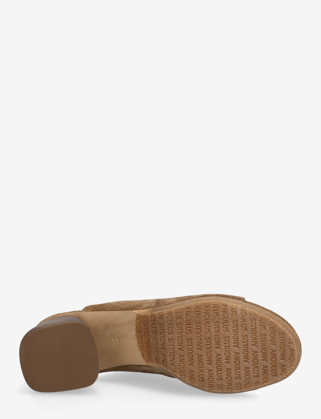 ANGULUS - Sandals - Block heels - mules med klack - 4638 dessert - 4