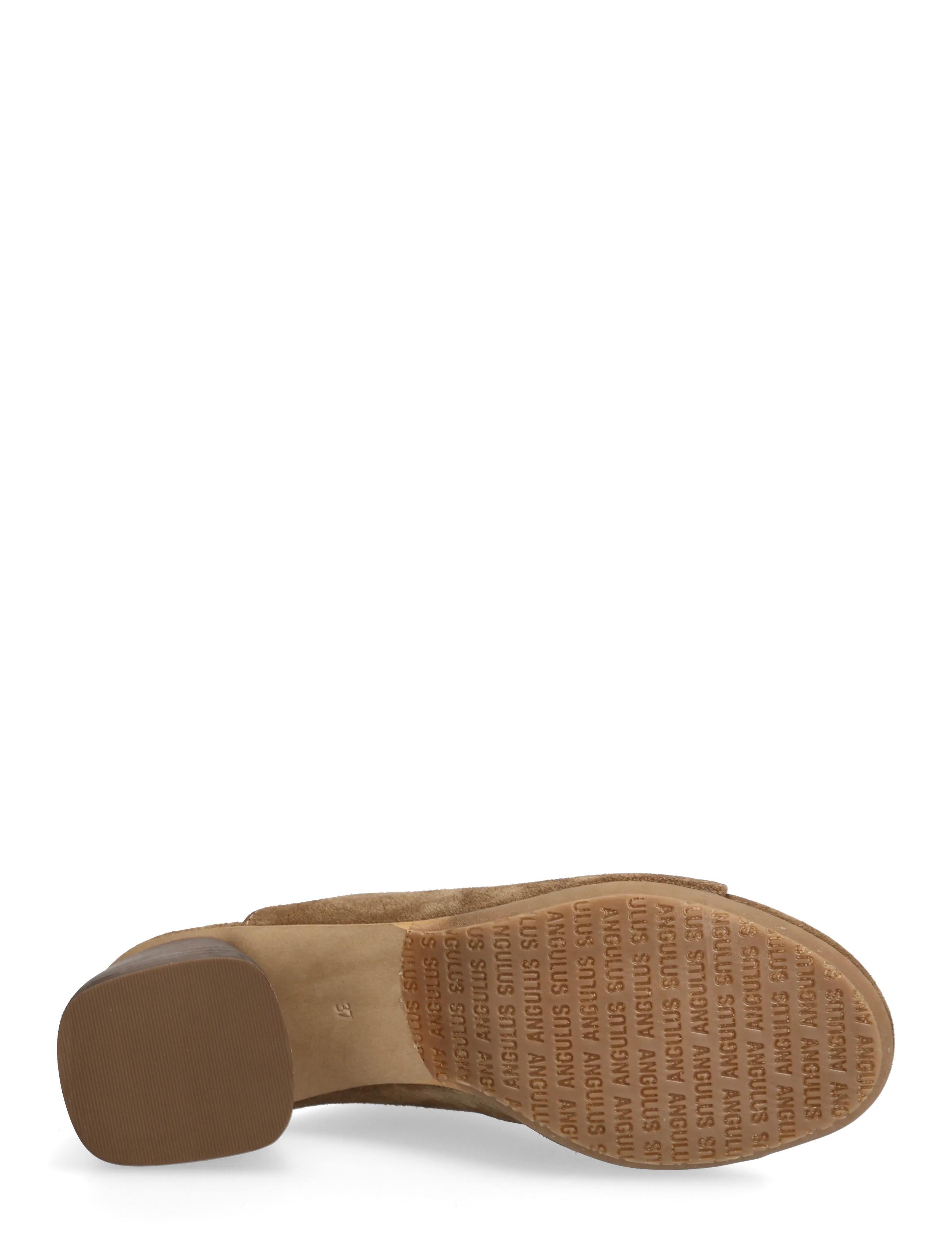 ANGULUS - Sandals - Block heels - heeled mules - 4638 dessert - 4