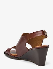 ANGULUS - Sandals - Block heels - sandały na obcasie - 1837 brown - 2
