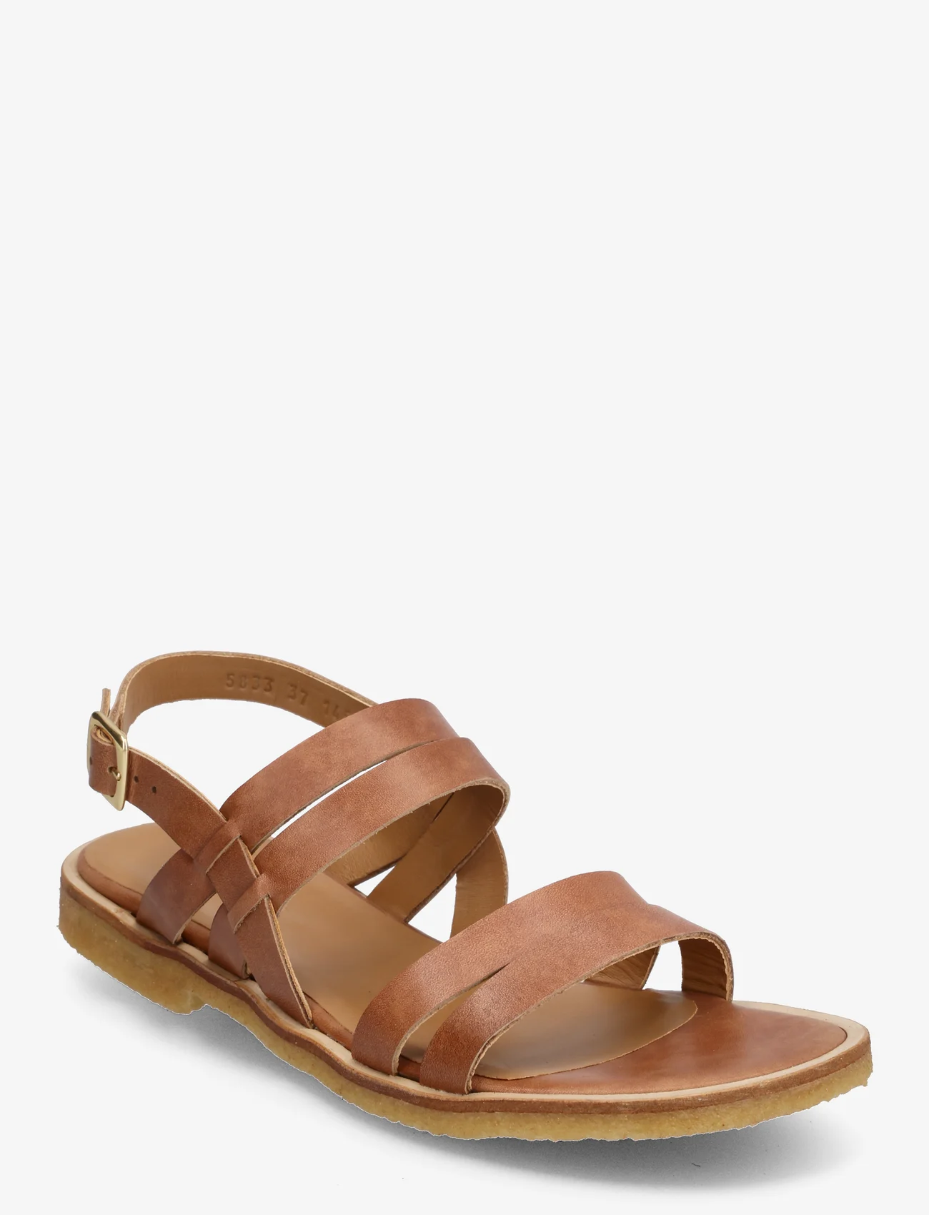 ANGULUS - Sandals - flat - open toe - op - flat sandals - 1789 tan - 0