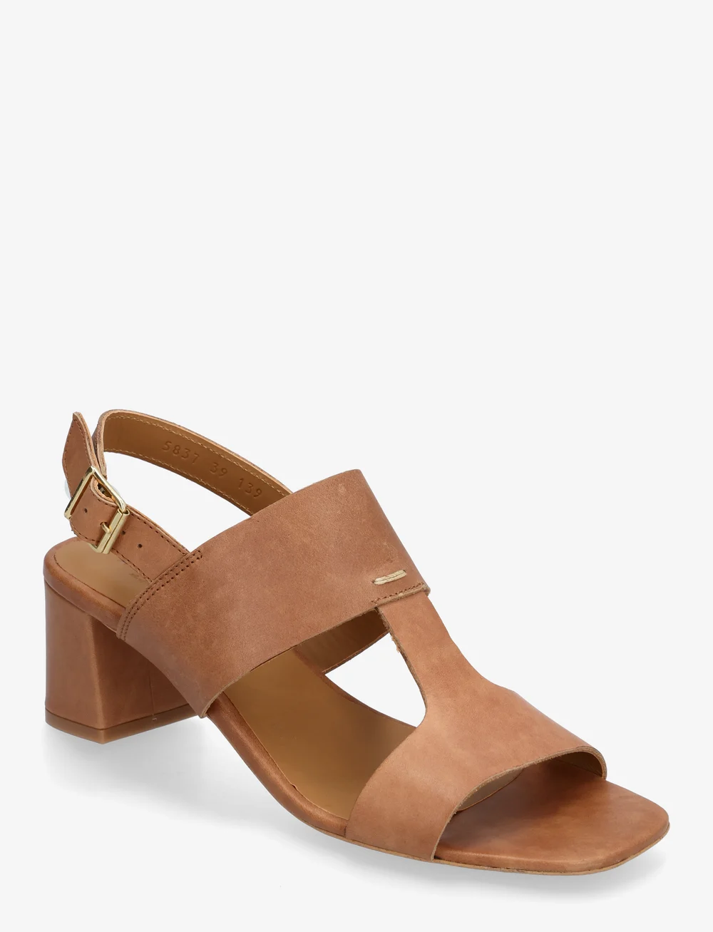 ANGULUS - Sandals - Block heels - sandaler med hæl - 1789 tan - 1