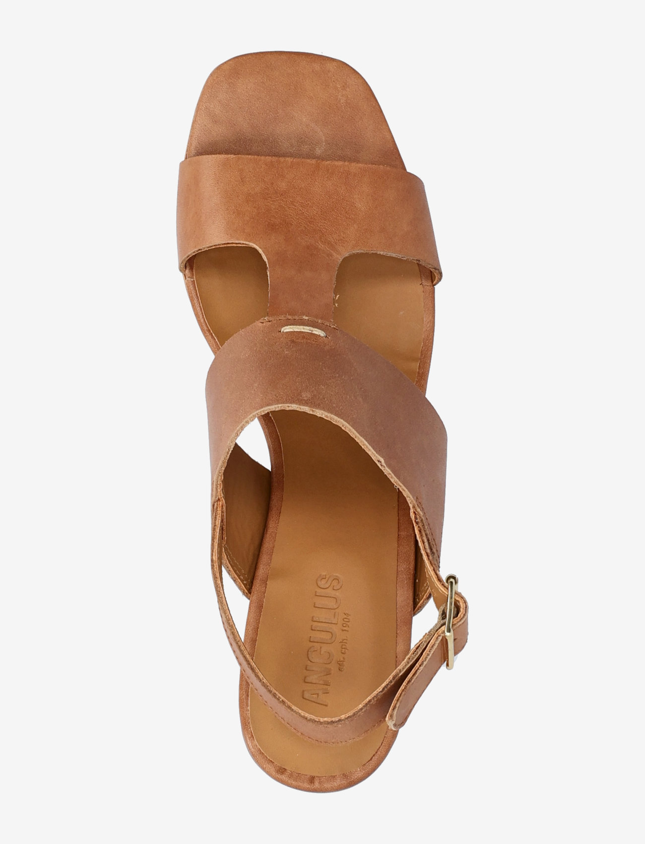 ANGULUS - Sandals - Block heels - sandaletter - 1789 tan - 4