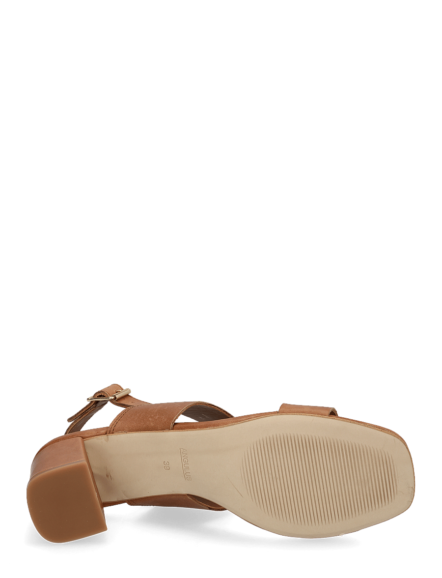 ANGULUS - Sandals - Block heels - heeled sandals - 1789 tan - 5