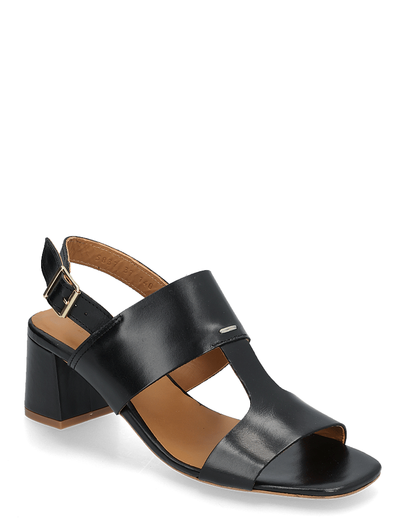 ANGULUS - Sandals - Block heels - sandaler med hæl - 1835 black - 0