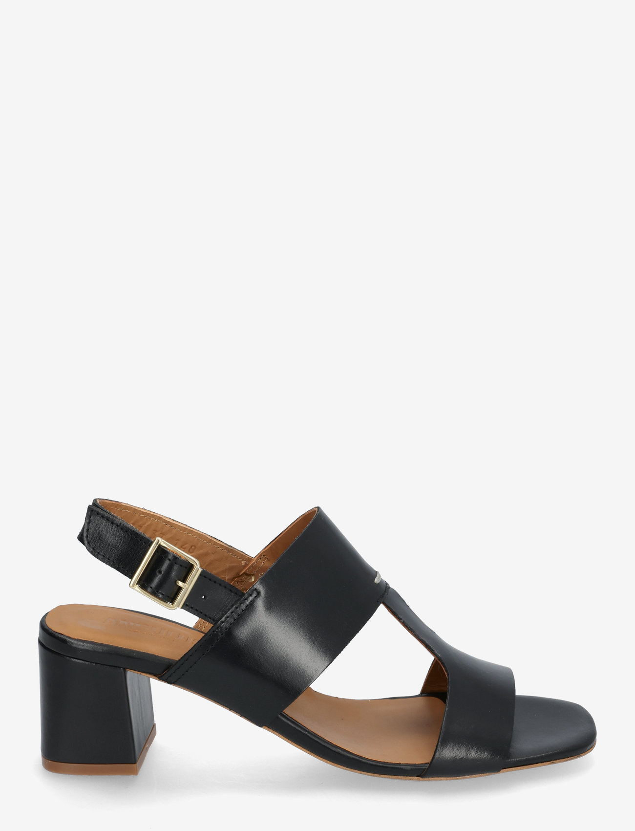 ANGULUS - Sandals - Block heels - sandaletten - 1835 black - 1