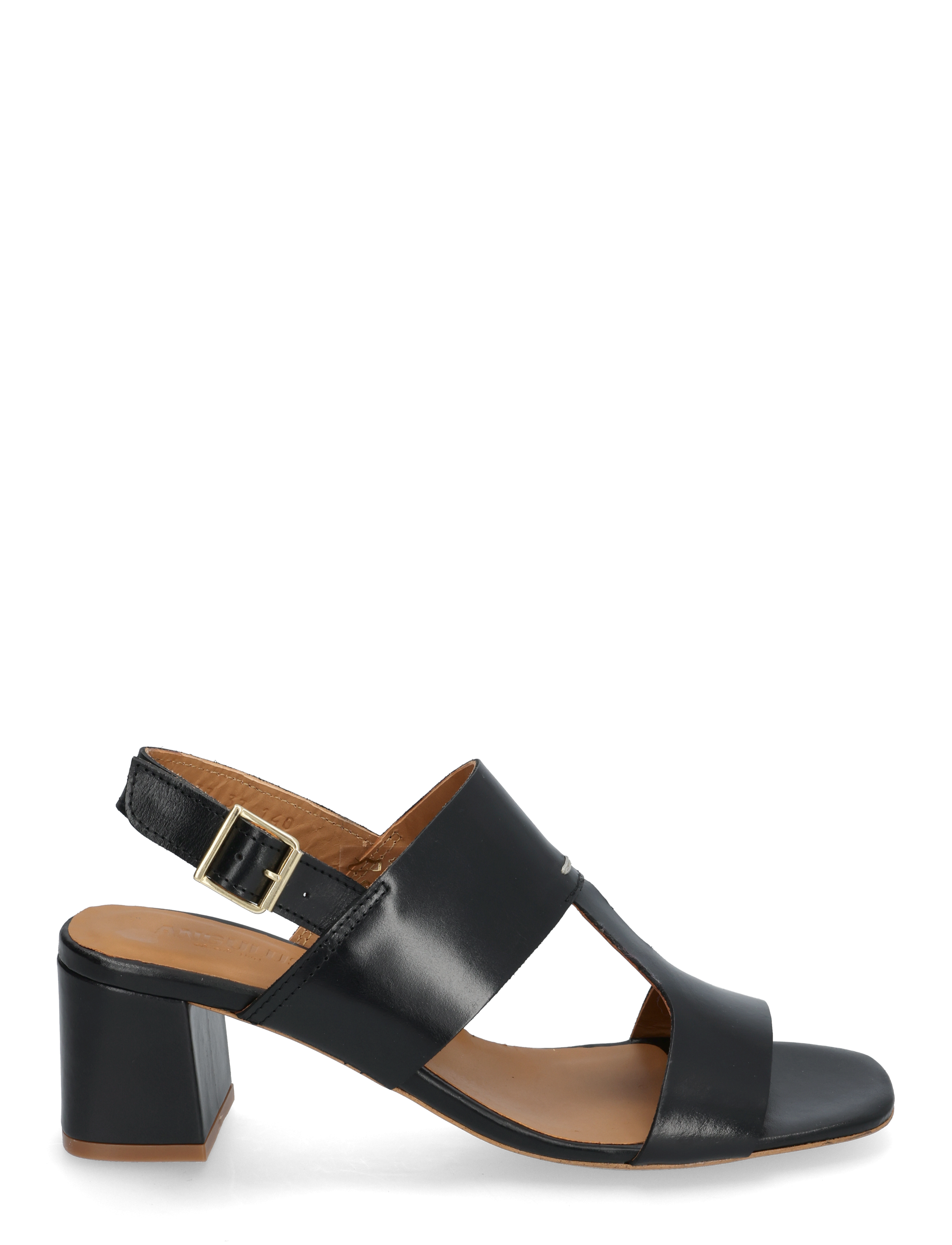 ANGULUS - Sandals - Block heels - 1835 black - 1
