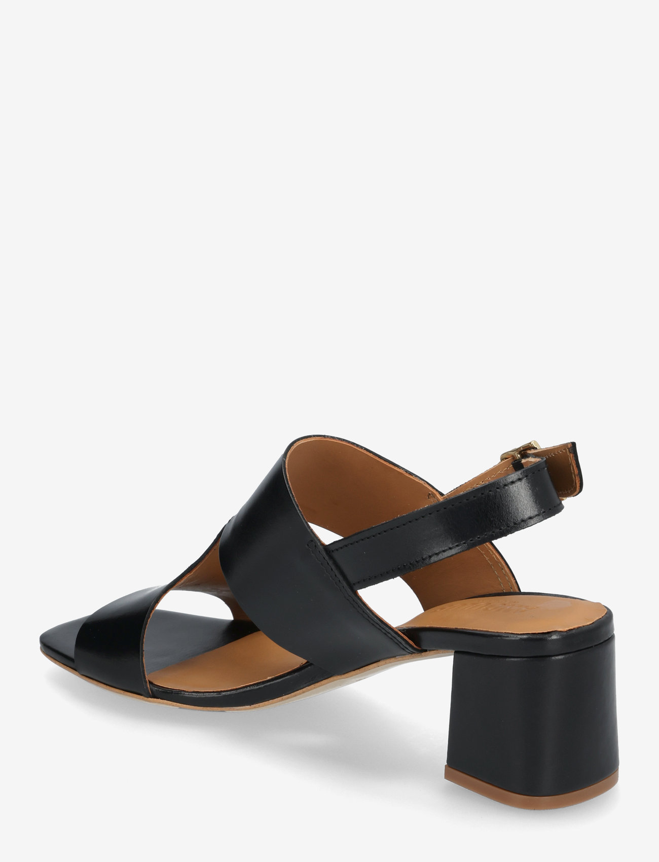 ANGULUS - Sandals - Block heels - sandaletten - 1835 black - 2