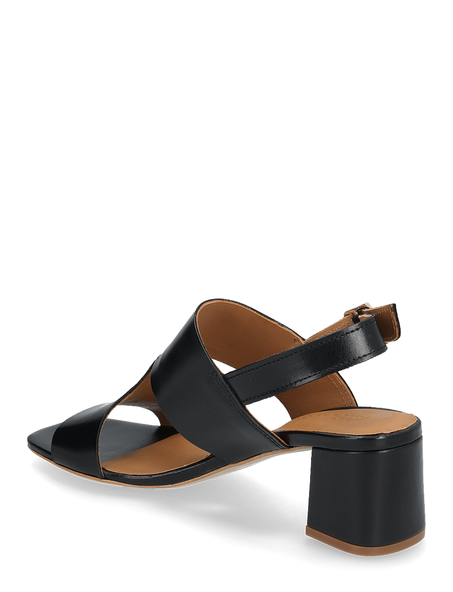 ANGULUS - Sandals - Block heels - sandaletten - 1835 black - 2