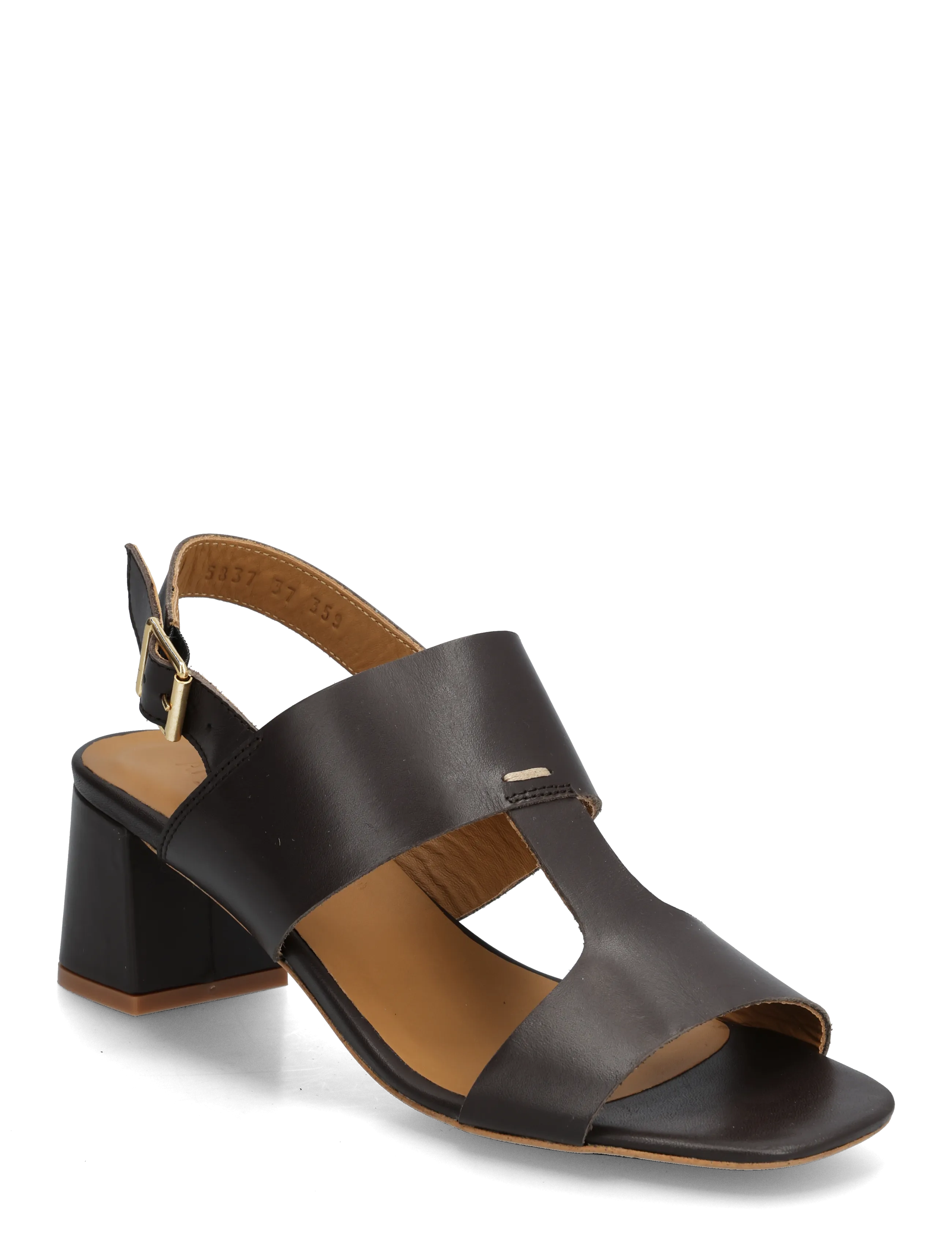 ANGULUS Sandals Block Heels, 38.5, Braun - Heeled Sandals, Frauen