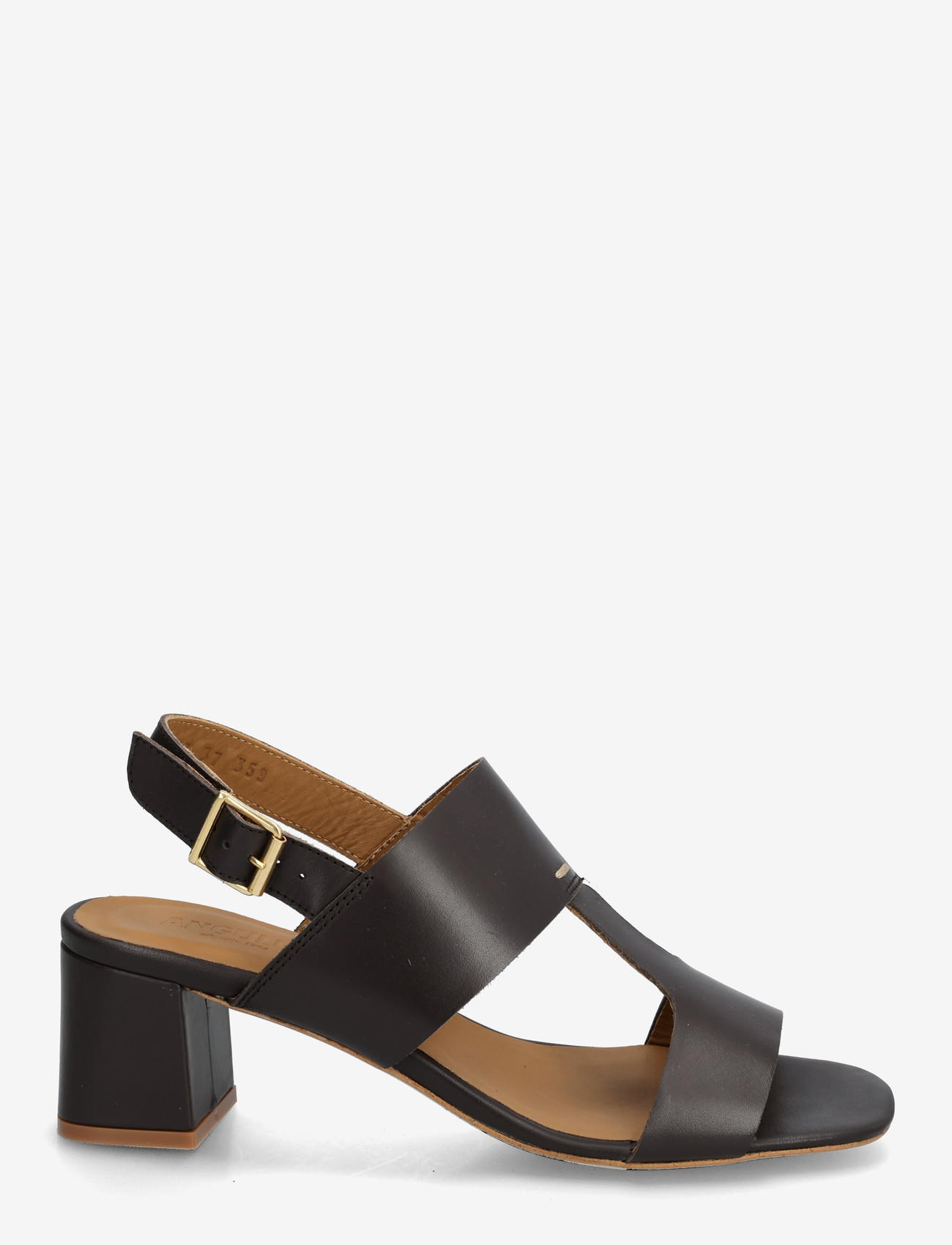 ANGULUS - Sandals - Block heels - sandaler med hæl - 3639 dark brown - 1
