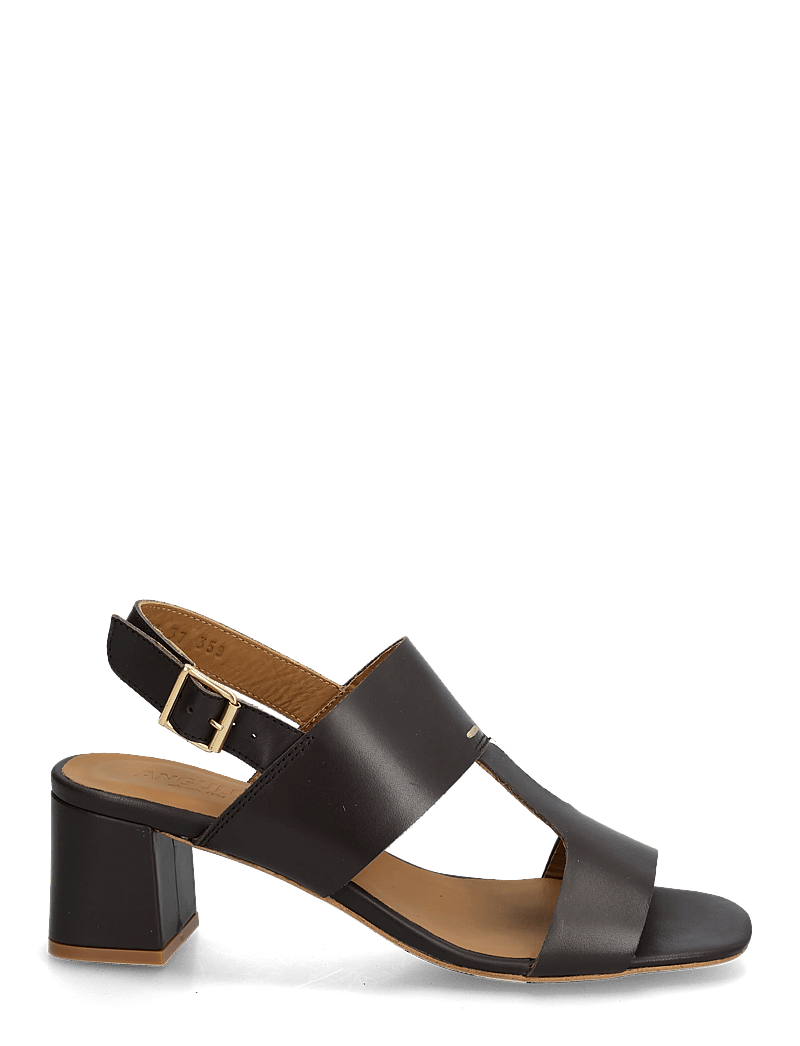 ANGULUS - Sandals - Block heels - sandaler med hæl - 3639 dark brown - 1