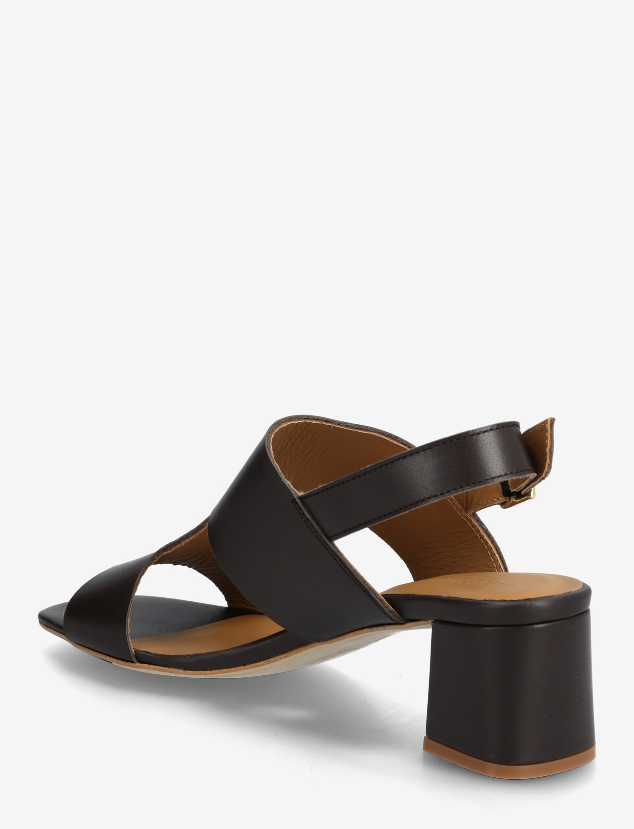 ANGULUS - Sandals - Block heels - sandaler med hæl - 3639 dark brown - 2