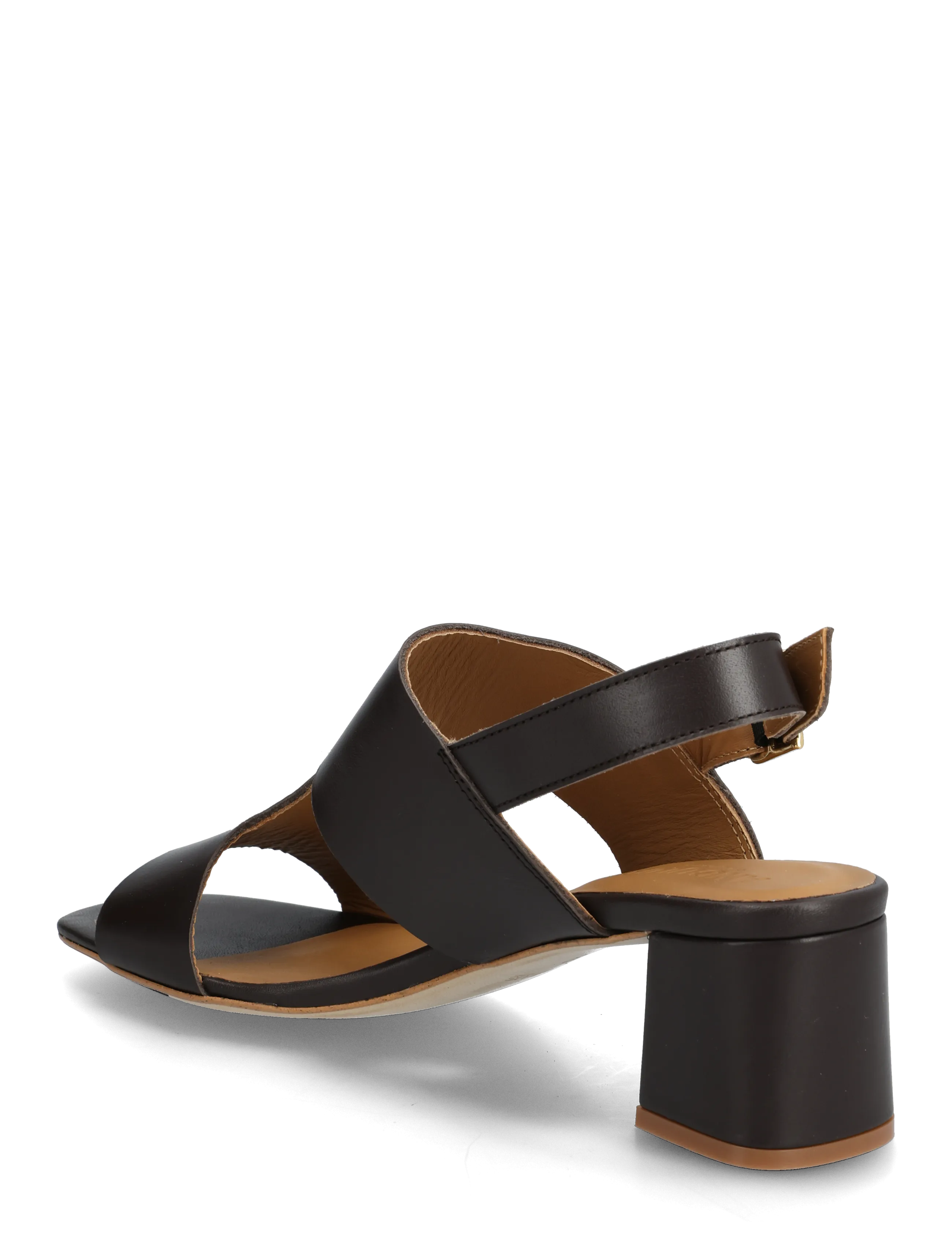 ANGULUS - Sandals - Block heels - heeled sandals - 3639 dark brown - 2