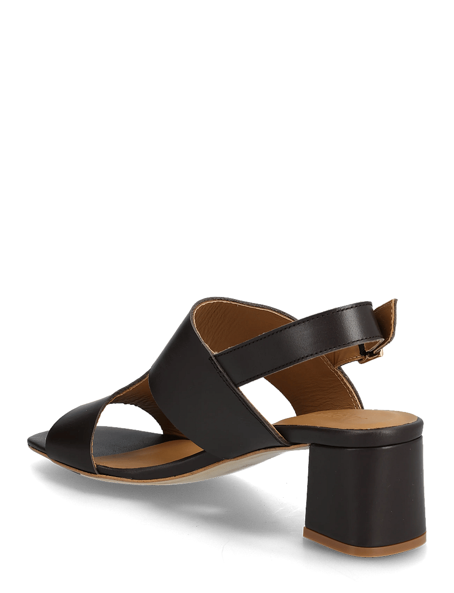 ANGULUS - Sandals - Block heels - heeled sandals - 3639 dark brown - 2